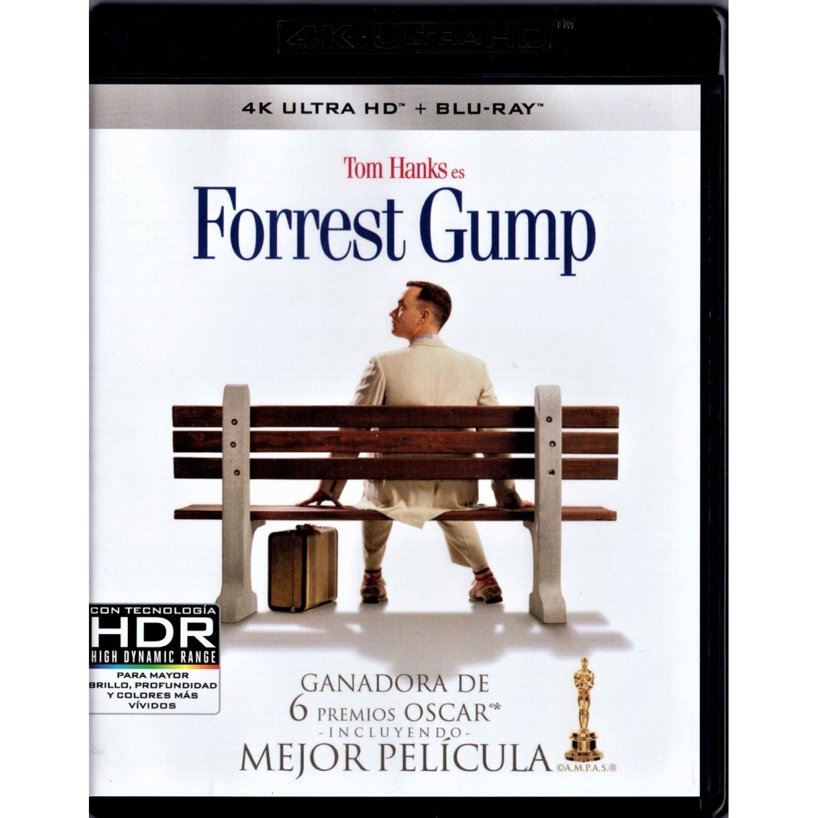 Forrest Gump 1994 Tom Hanks Pelicula 4k Ultra Hd + Blu-ray
