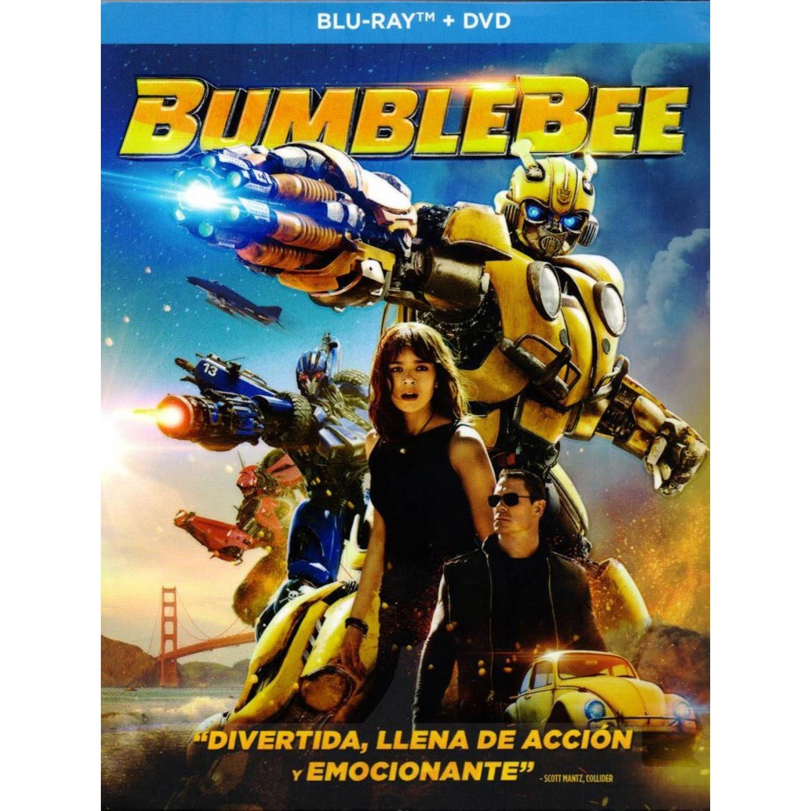 Bumblebee Transformers John Cena Pelicula Blu-ray + Dvd
