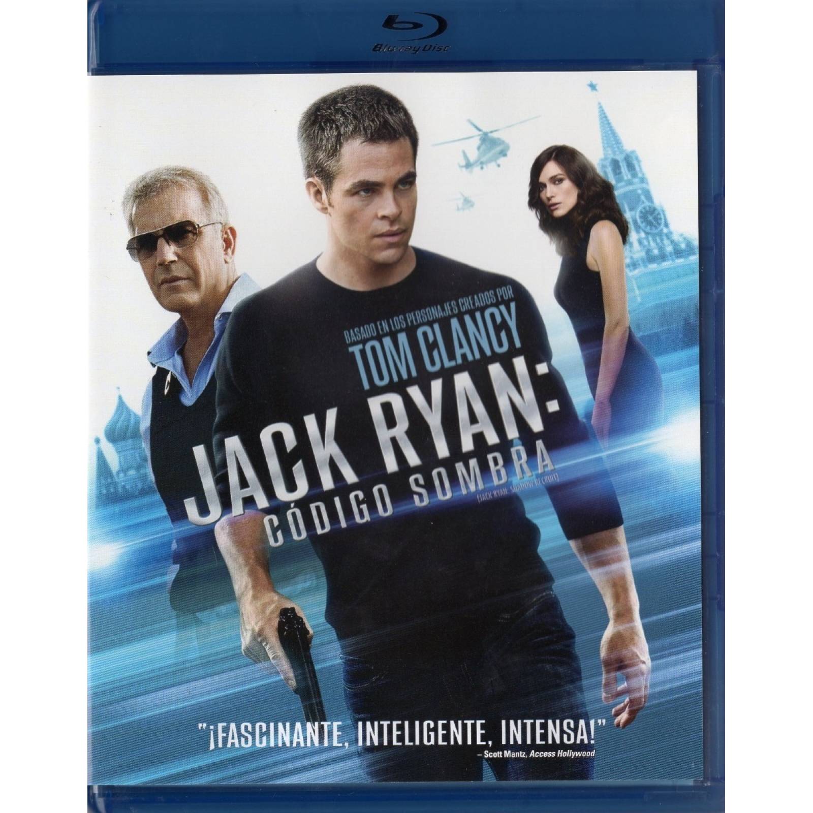 Jack Ryan Codigo Sombra Kevin Costner Pelicula Blu-ray