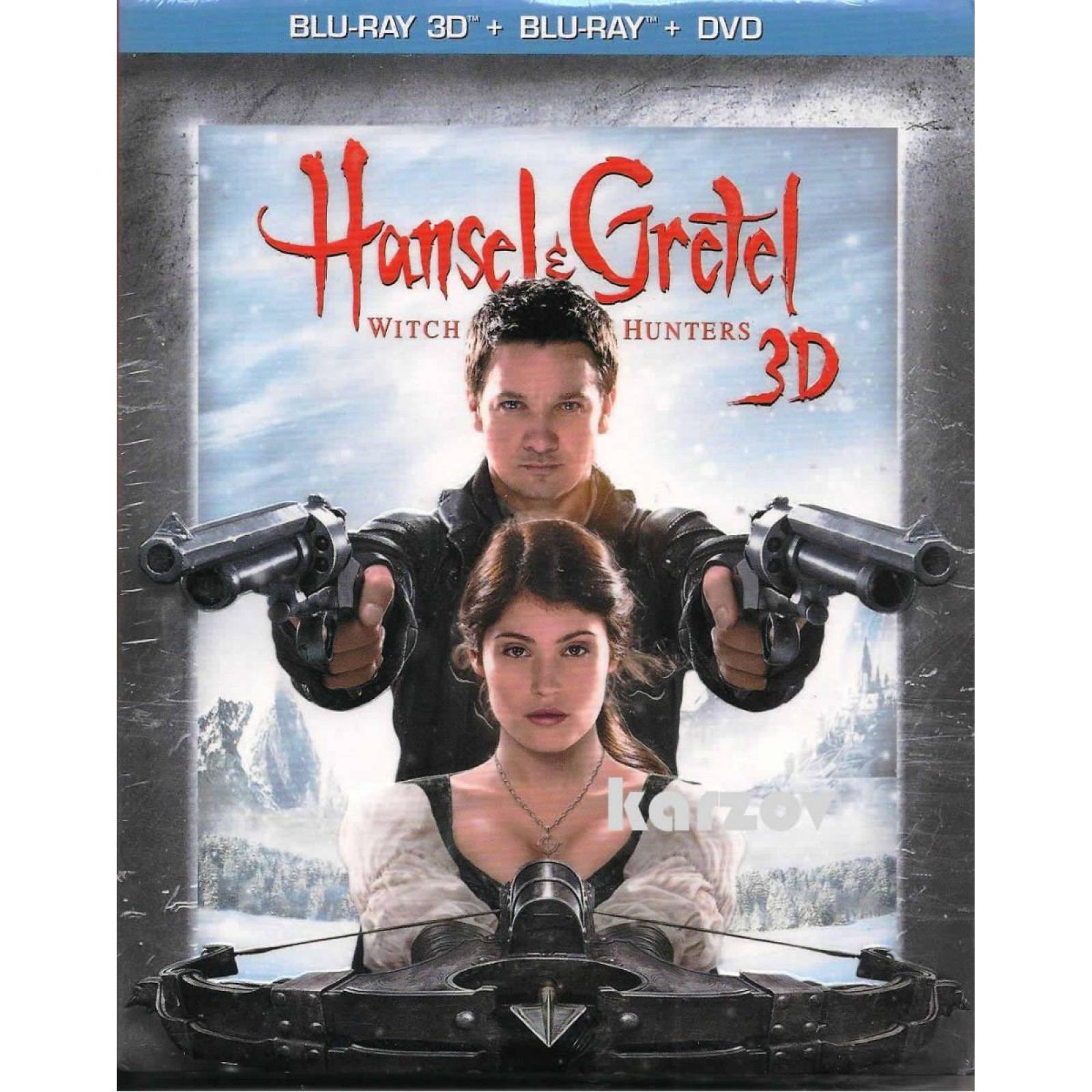 Hansel & Gretel Blu-ray 3d + Blu-ray + Dvd