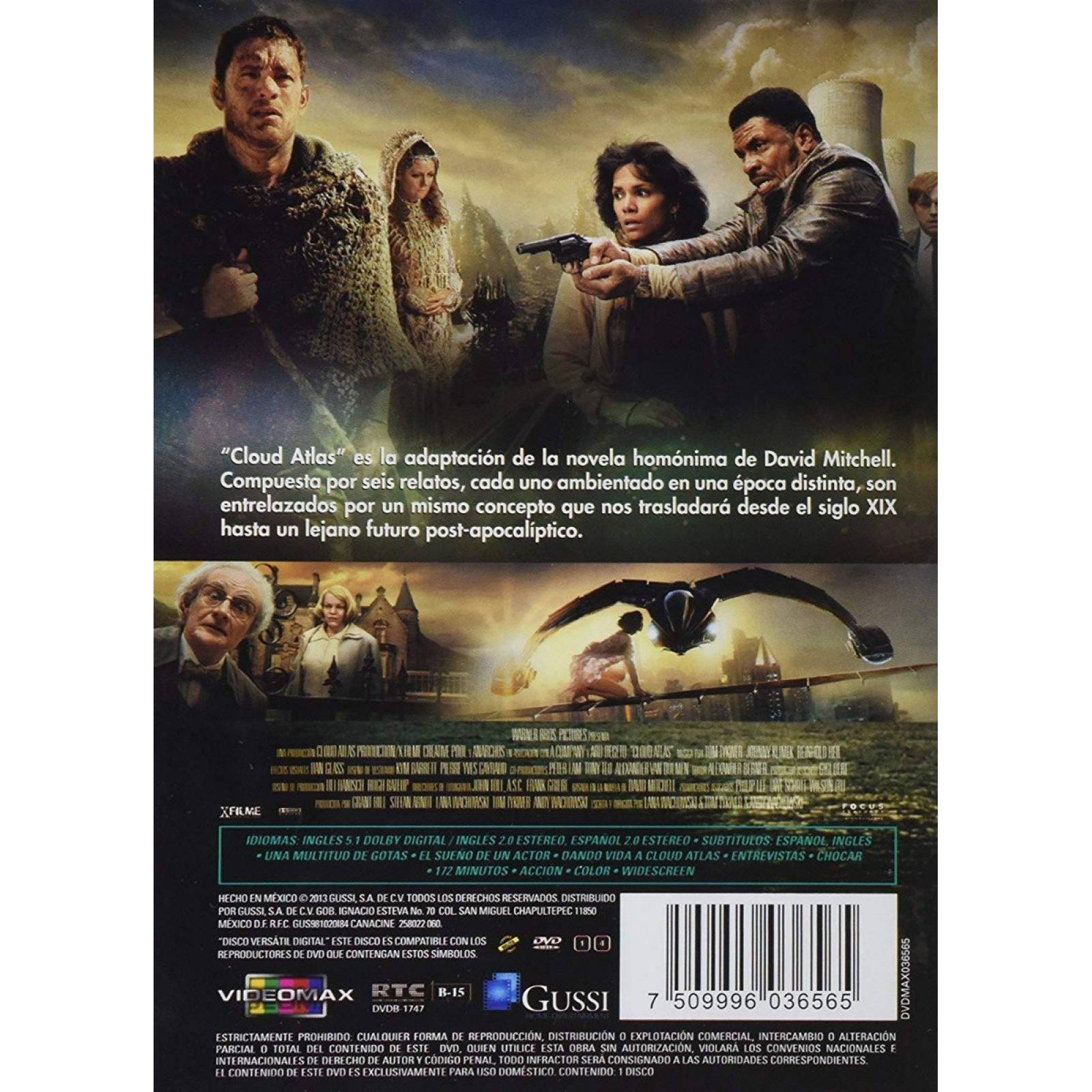 Cloud Atlas Tom Hanks Pelicula Dvd