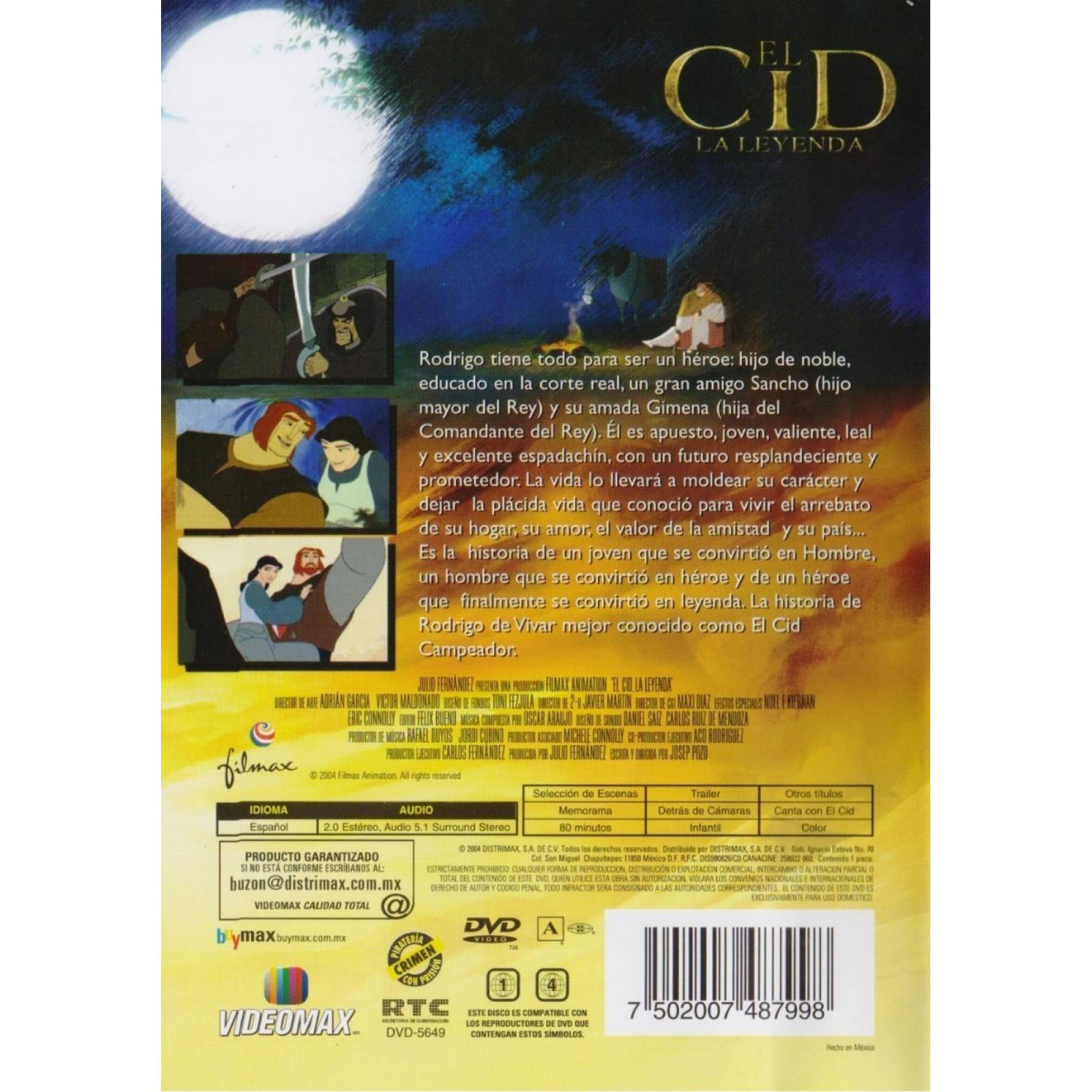 El Cid La Leyenda Pelicula Dvd