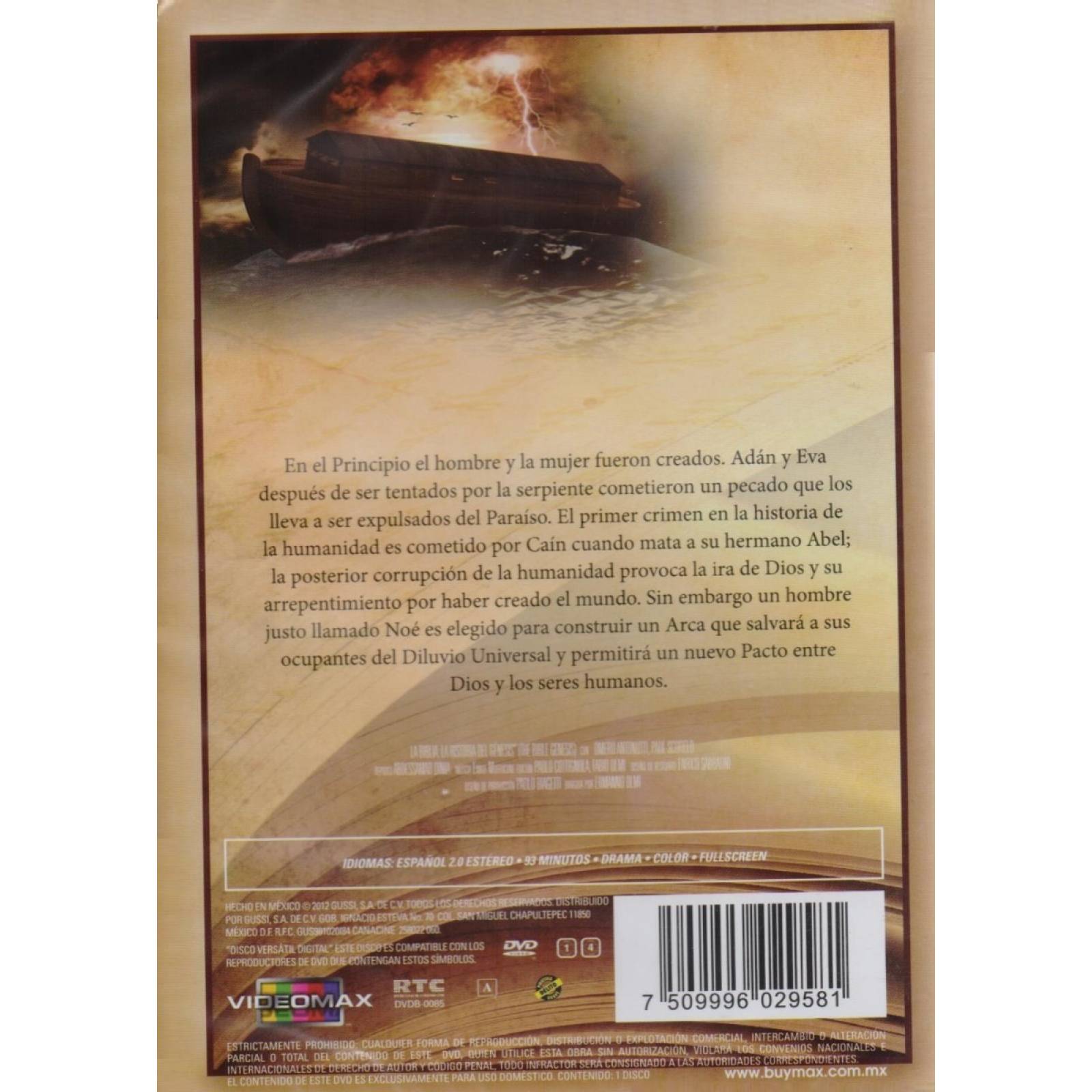 La Biblia La Historia De Genesis Paul Scofield Pelicula Dvd