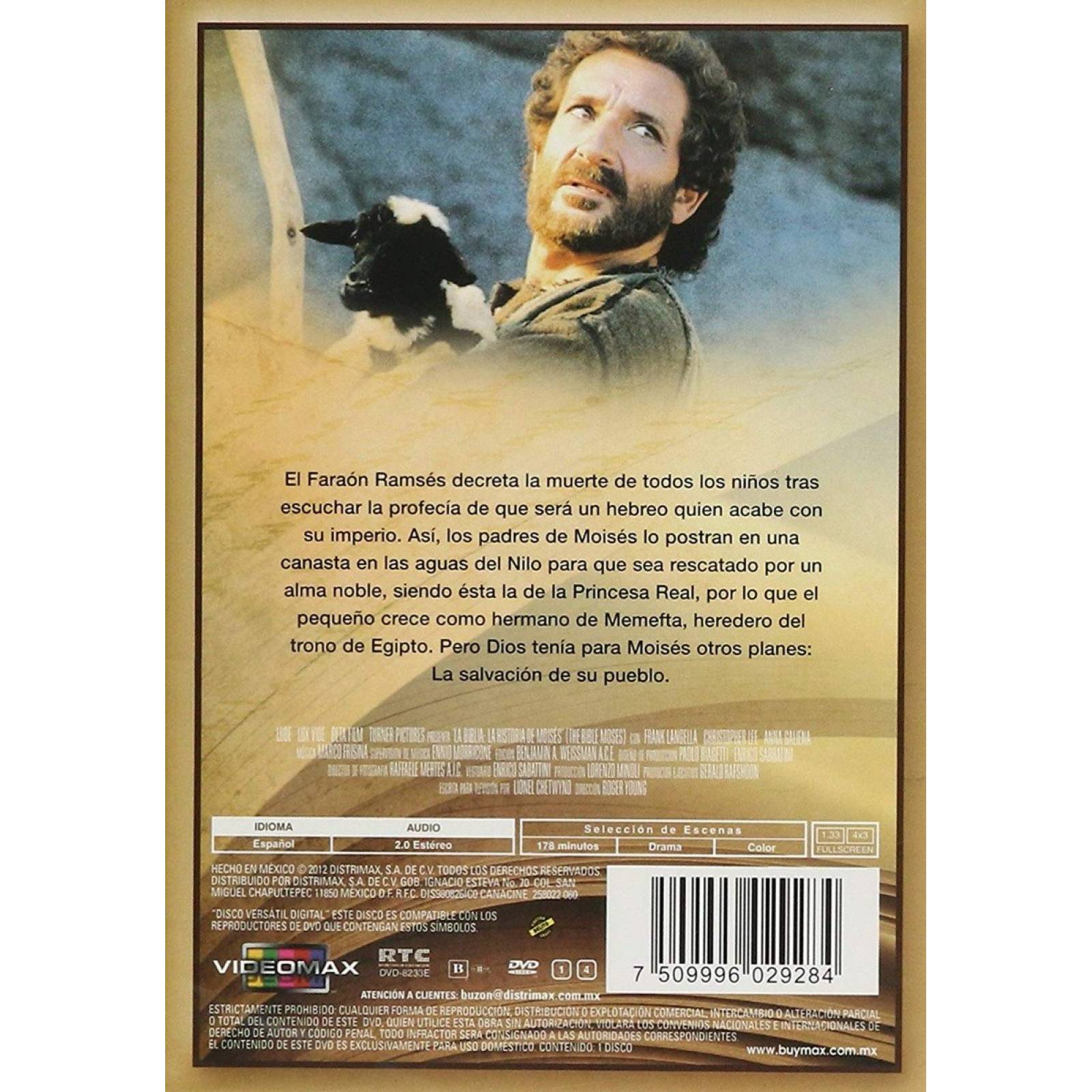 La Biblia La Historia De Moises Roger Young Pelicula Dvd