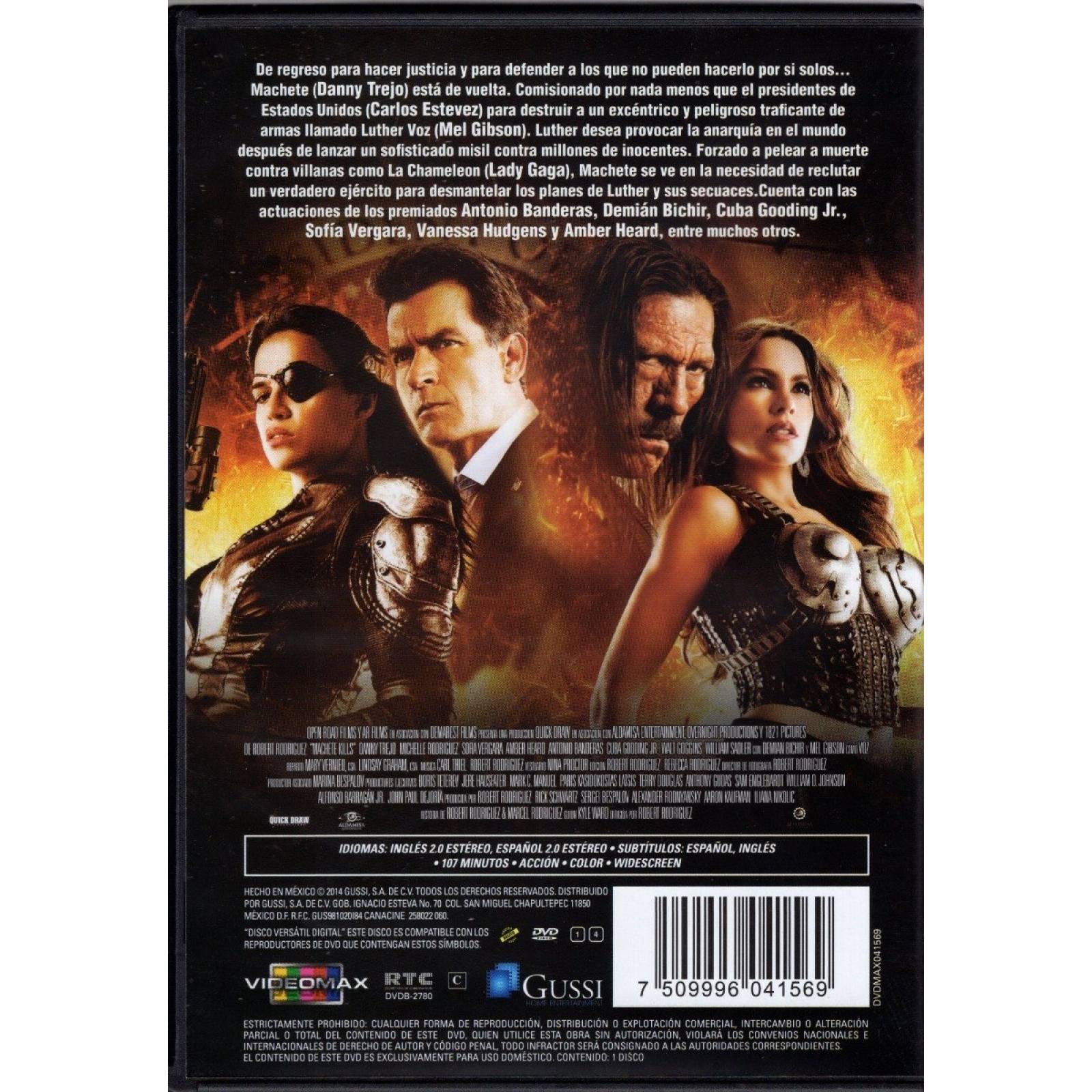 Machete Kills Robert Rodriguez Pelicula Dvd