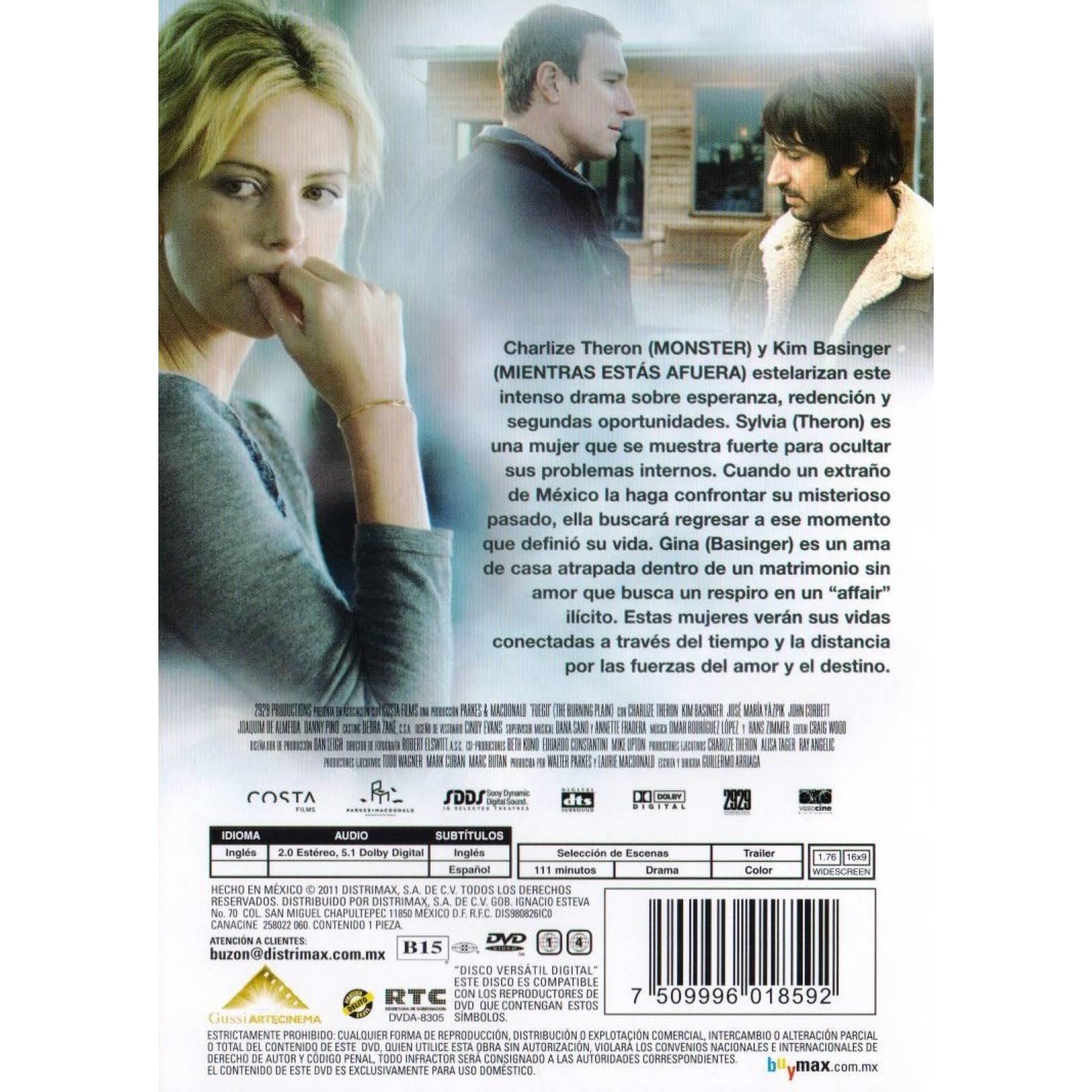 Fuego The Burning Plain Guillermo Arriaga Pelicula Dvd.