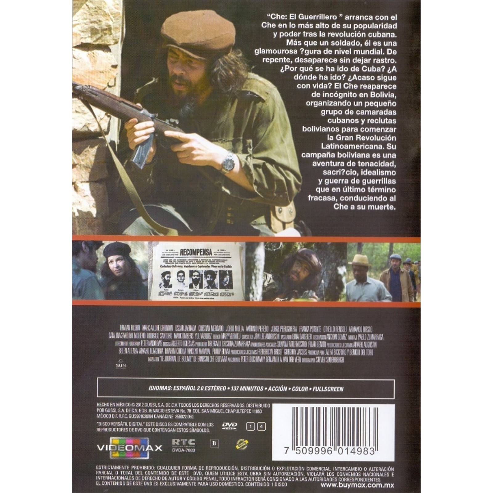 Che Segunda Parte Guerrillero Benicio Del Toro Pelicula Dvd