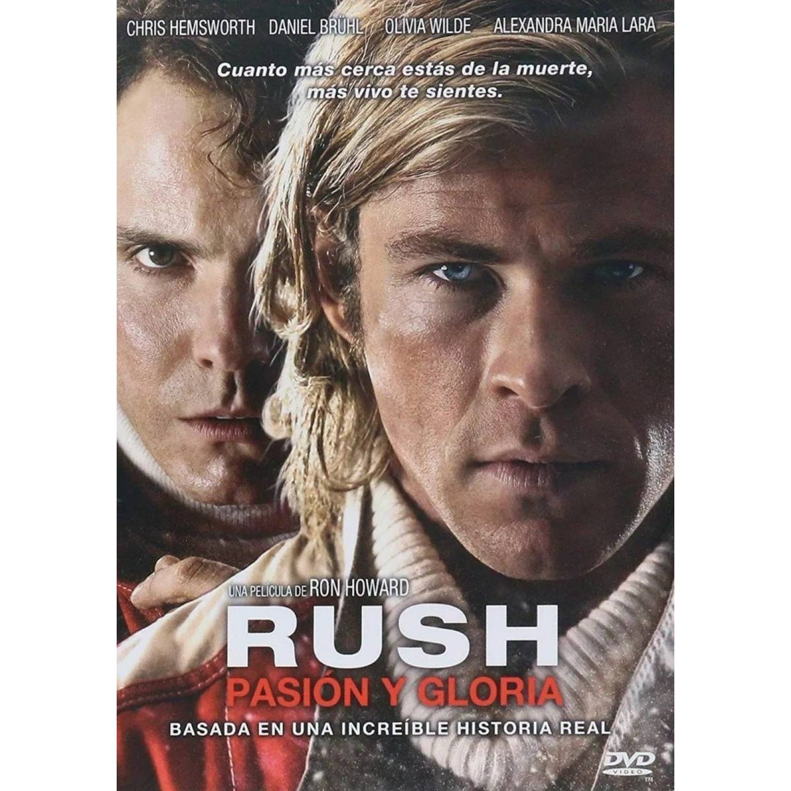 Rush Pasion Y Gloria Chris Hemsworth Pelicula Original Dvd