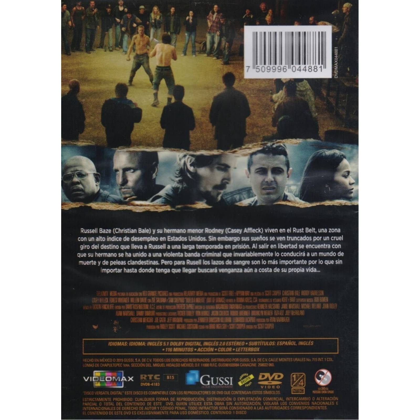 Duelo A Muerte Christian Bale Out Of Furnace Pelicula Dvd