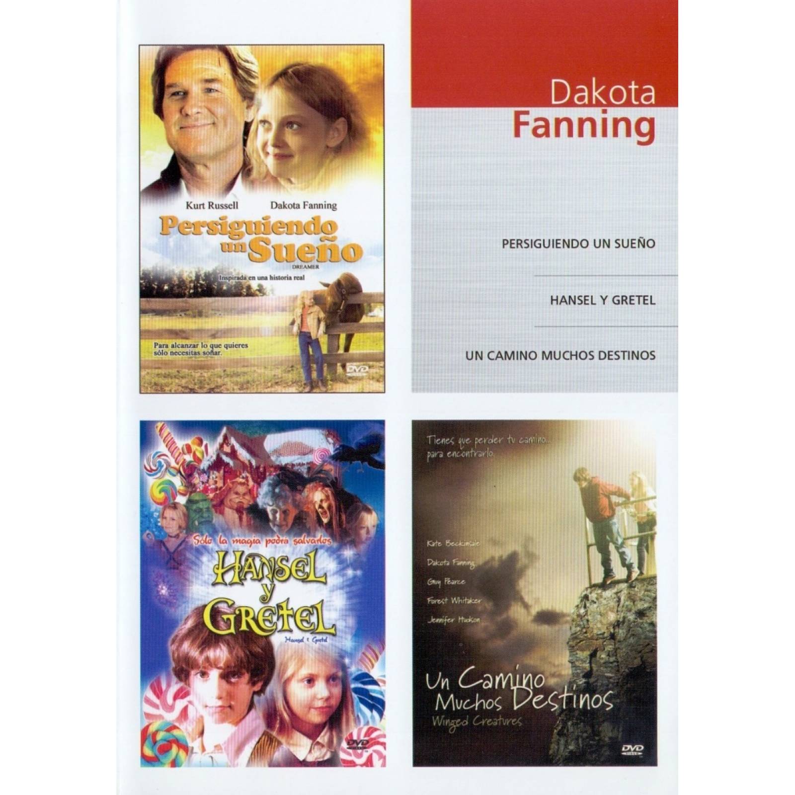 Dakota Fanning Coleccion Tres Peliculas Dvd