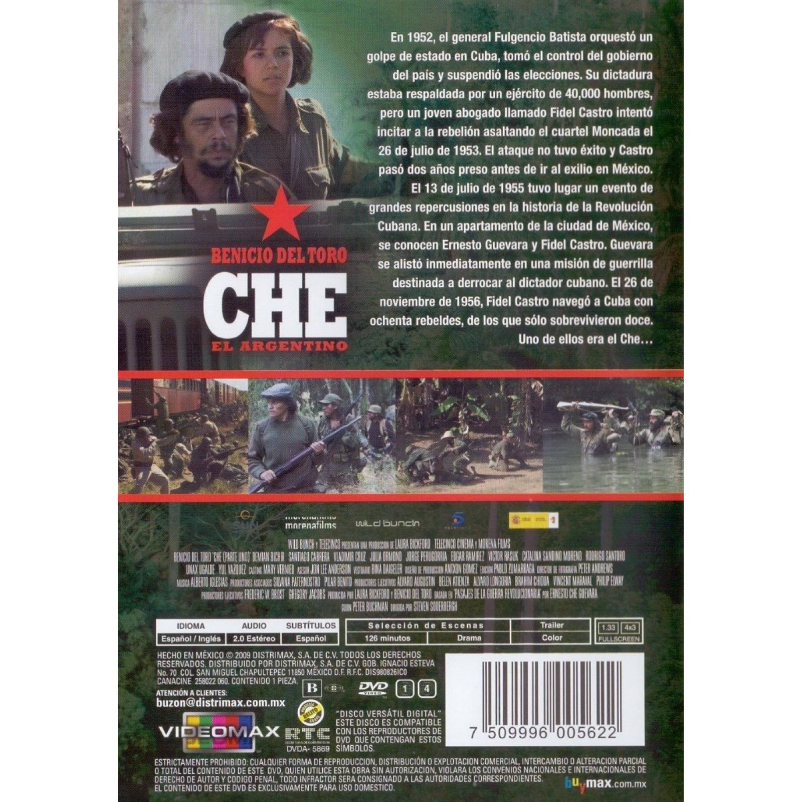 Che El Argentino Benicio Del Toro Pelicula Dvd