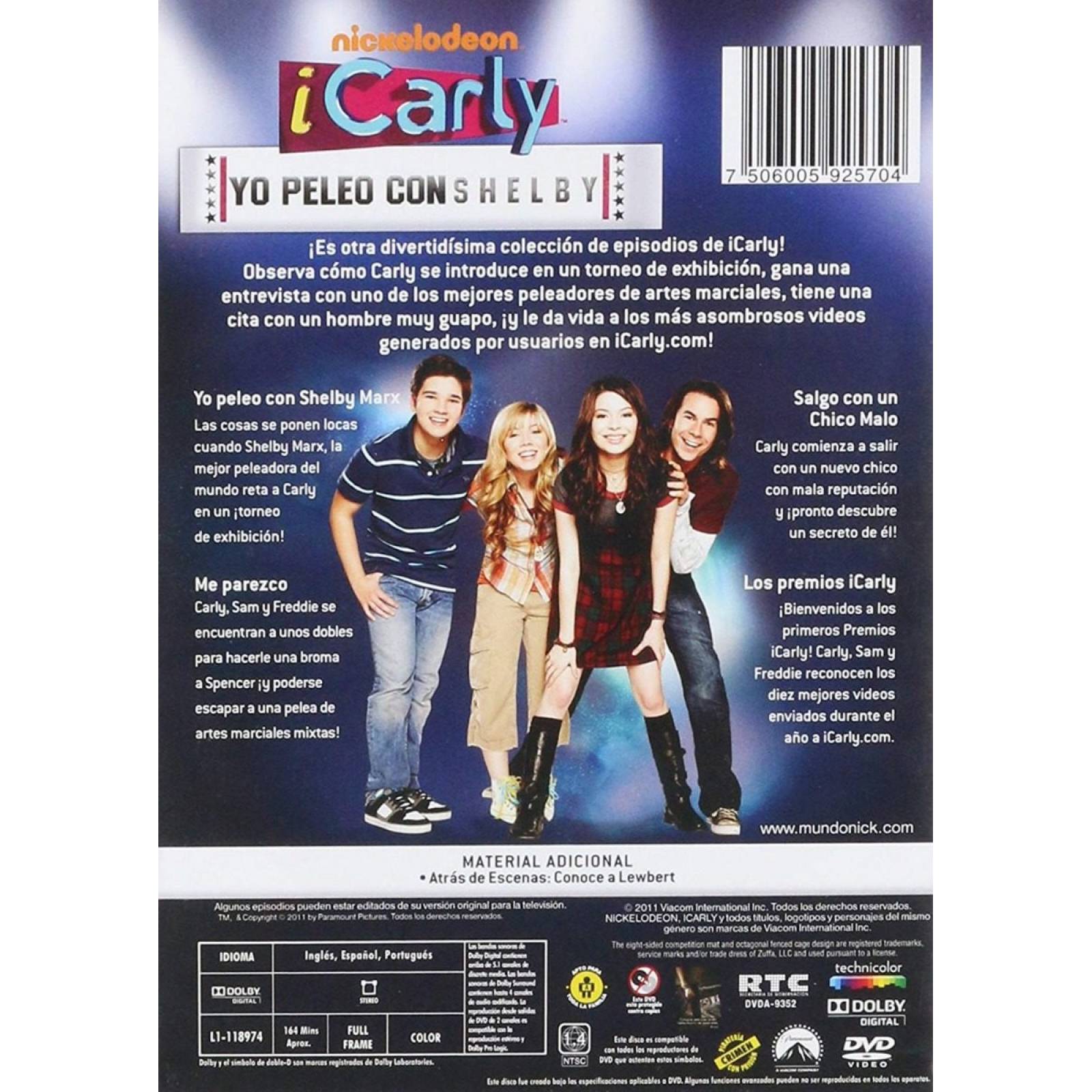 Icarly Yo Peleo Con Shelby Serie Dvd