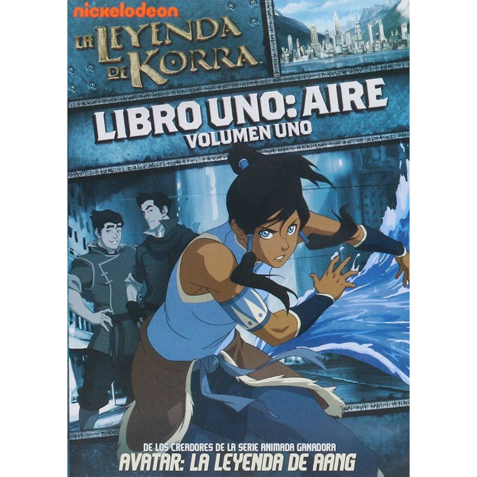 La Leyenda De Korra Libro 1 Uno Aire Volumen 1 Uno Serie Dvd