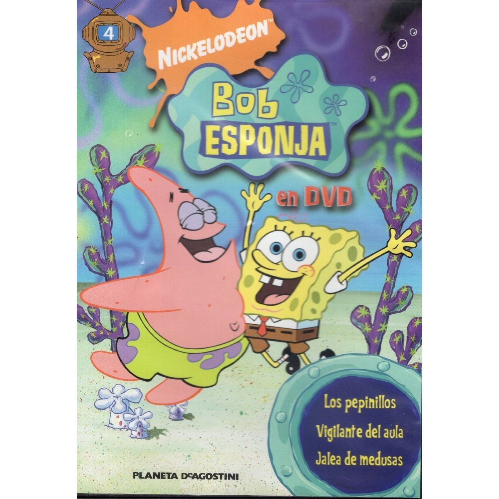 Bob Esponja Vol. 4 Pepinillos, Vigilante, Jalea Dvd