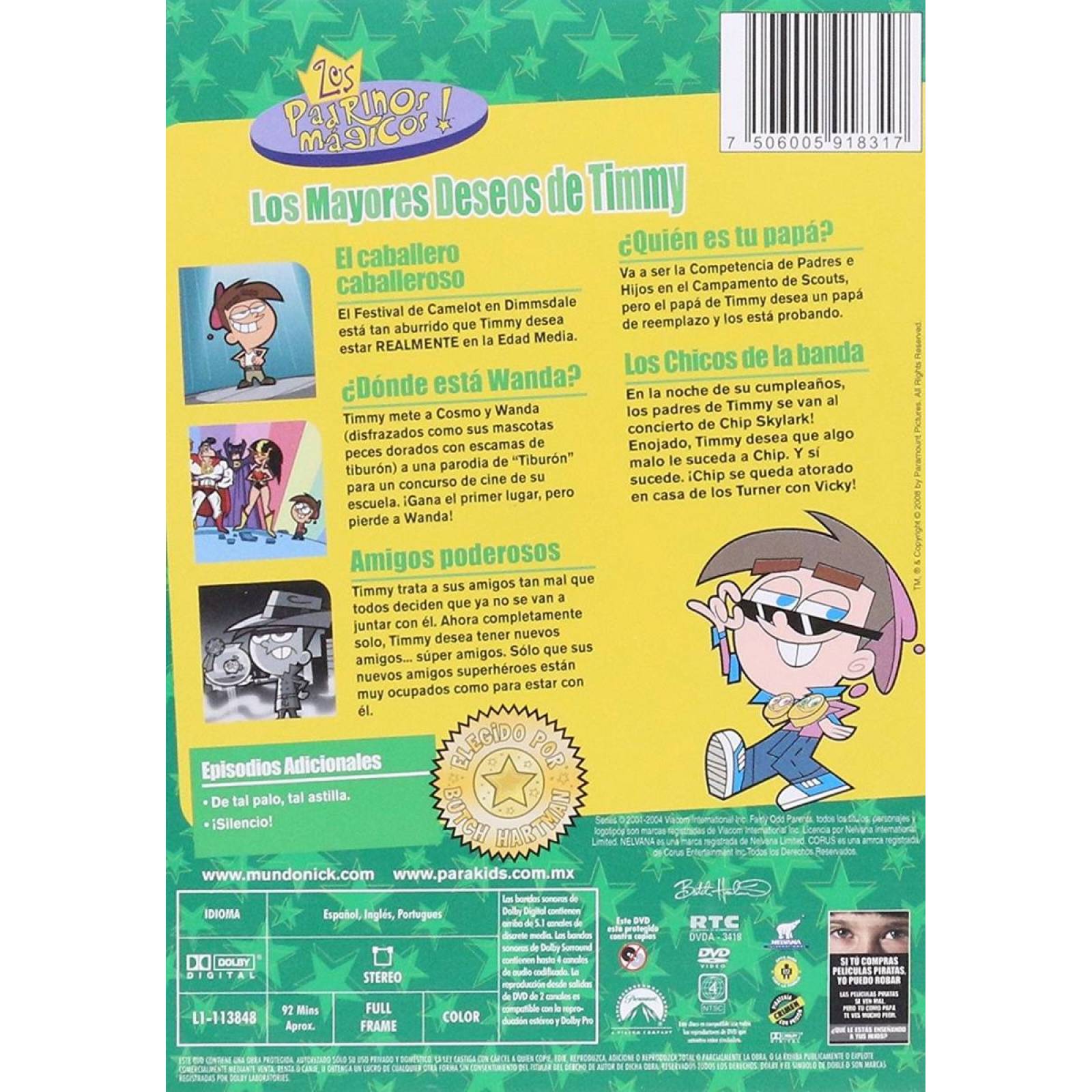 Los Padrinos Magicos Los Mayores Deseos De Timy Serie Dvd