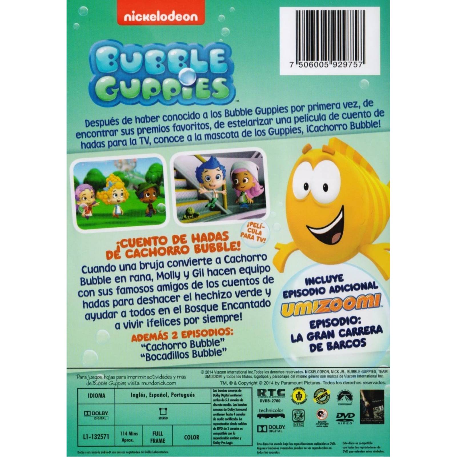 Bubble Guppies Coleccion 3 Episodios Serie Dvd