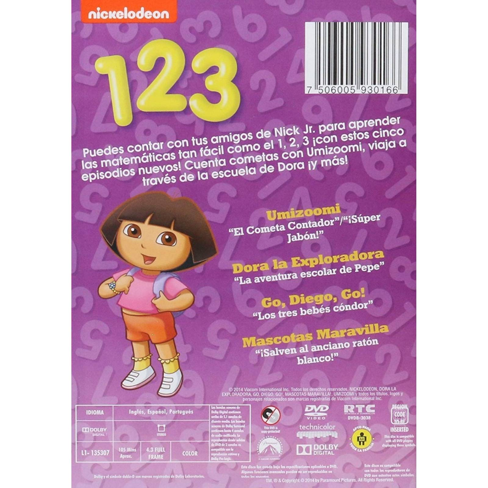 Vamos A Aprender El 1 2 3 Dora La Exploradora Umizoomi Dvd