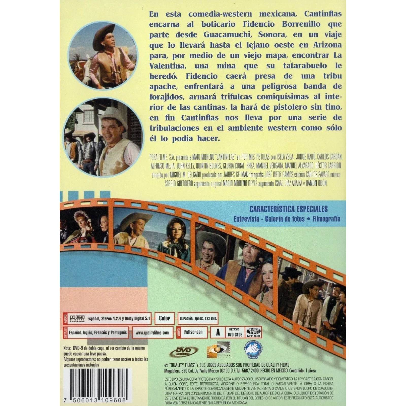 Por Mis Pistolas Cantinflas Pelicula Dvd