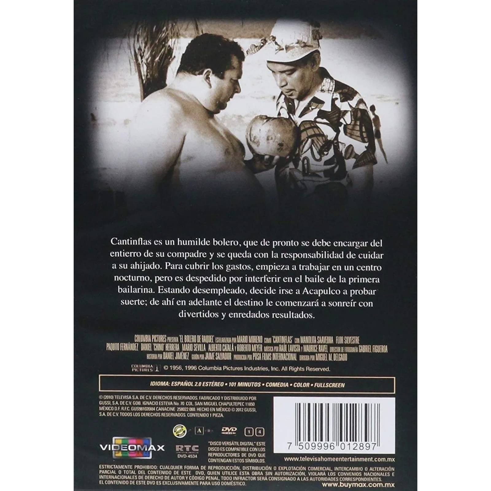 El Bolero De Raquel Por Siempre Cantinflas Pelicula Dvd