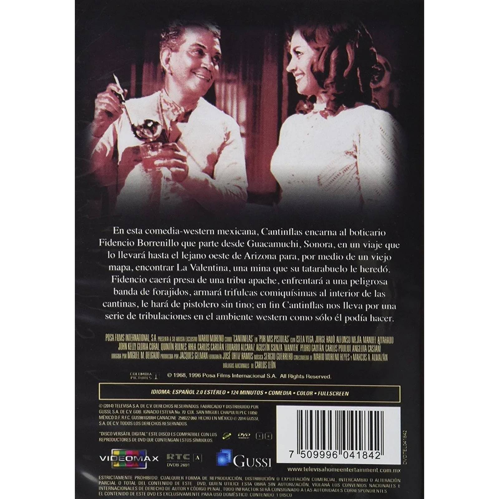 Por Mis Pistolas Por Siempre Cantinflas Pelicula Dvd
