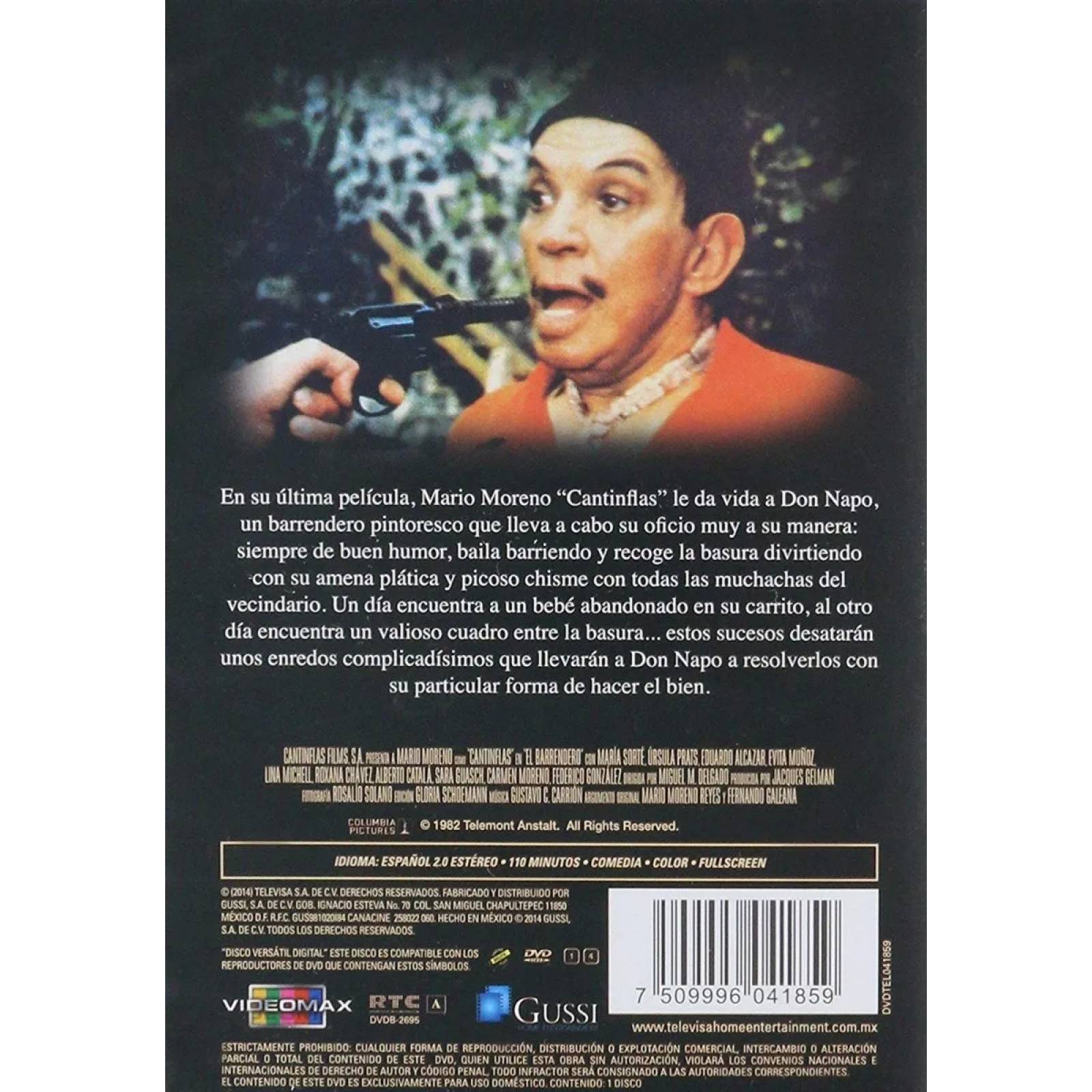 El Barrendero Por Siempre Cantinflas Pelicula Dvd
