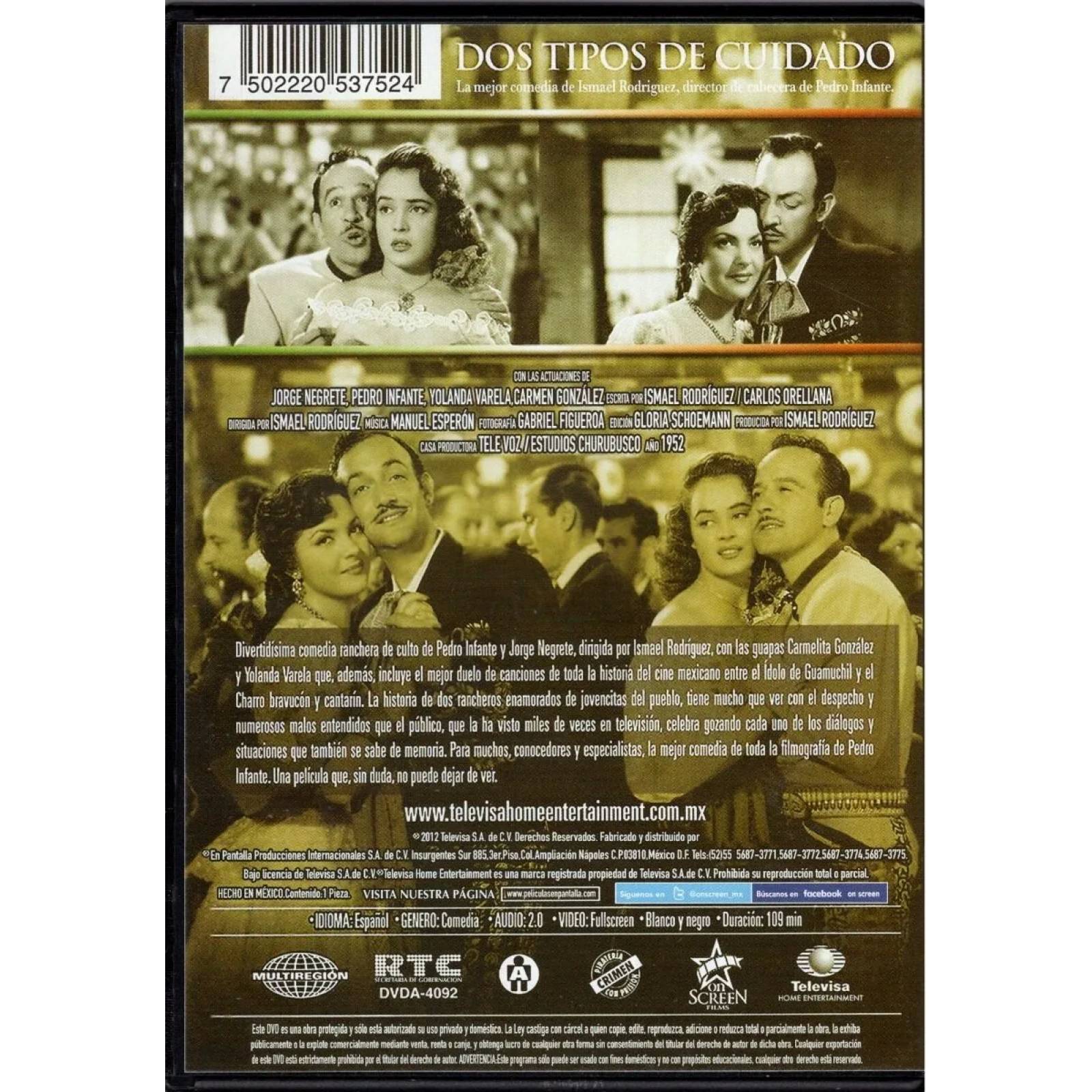 Dos Tipos De Cuidado 1953 Negrete , Infante Pelicula Dvd