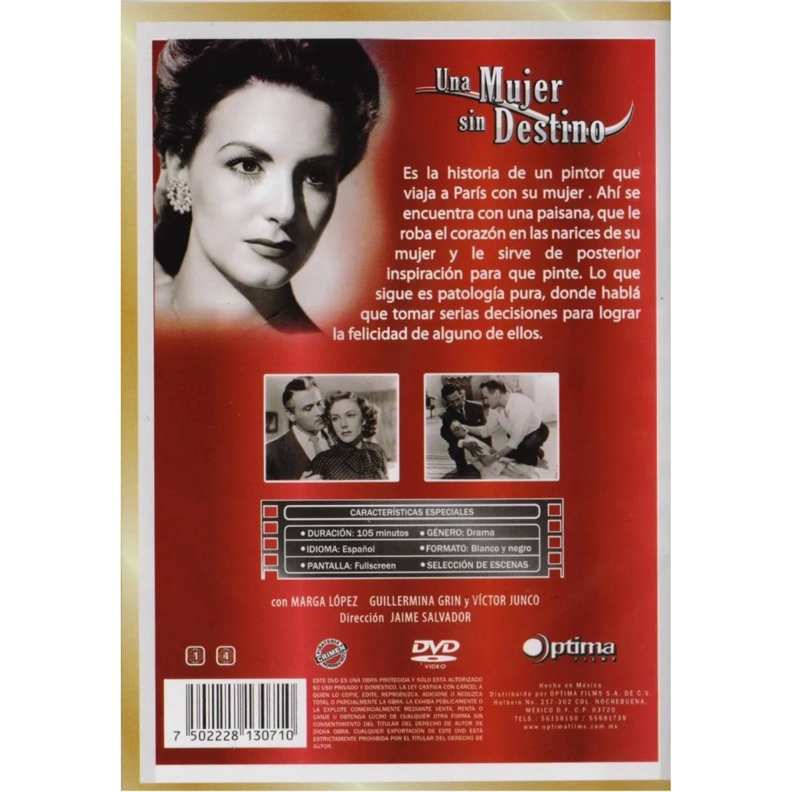Una Mujer Sin Destino 1950 Marga Lopez Pelicula Dvd