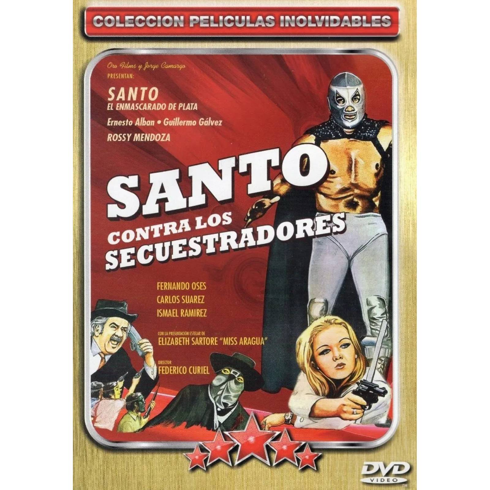 Santo Contra Los Secuestradores Ernesto Alban Pelicula Dvd