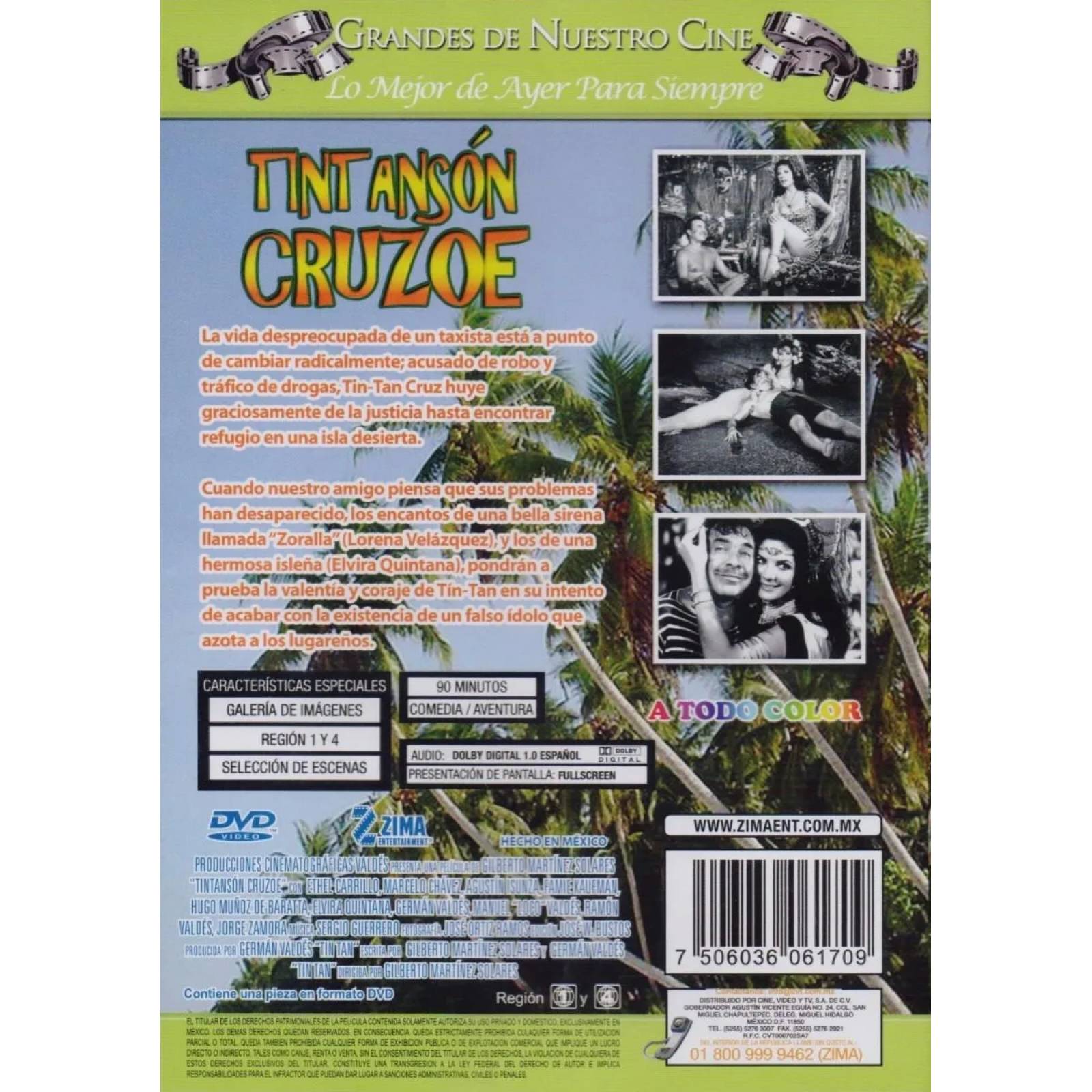 Tintanson Cruzoe German Valdes Tin Tan Peliculadvd