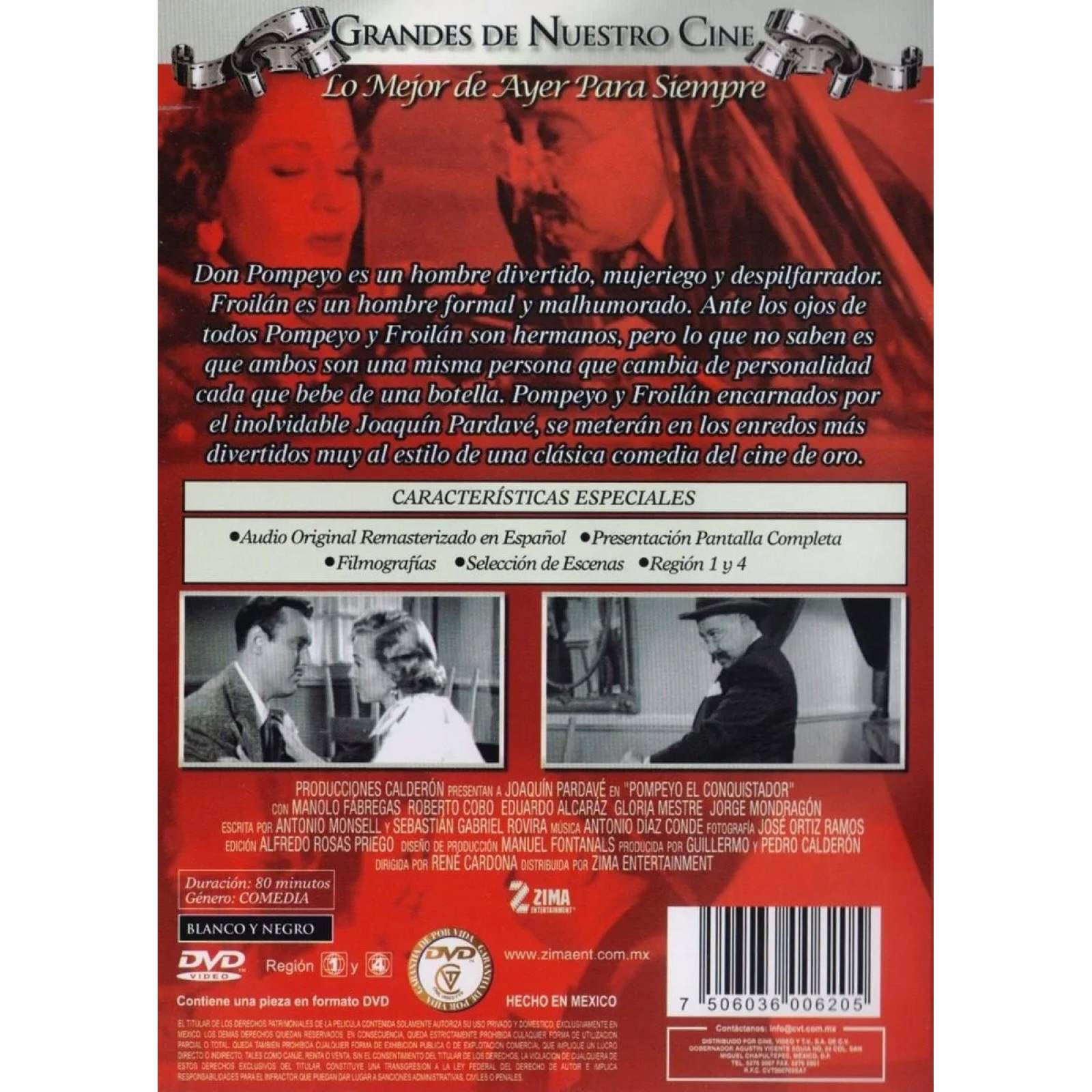 Pompeyo El Conquistador Joaquin Pardave Pelicula Dvd