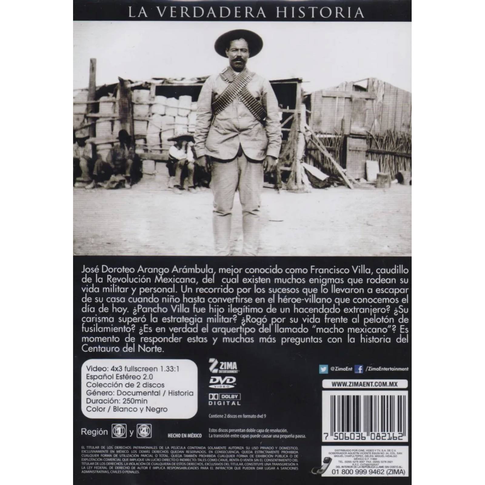 Pancho Villa La Serie El Centauro Del Norte Dvd