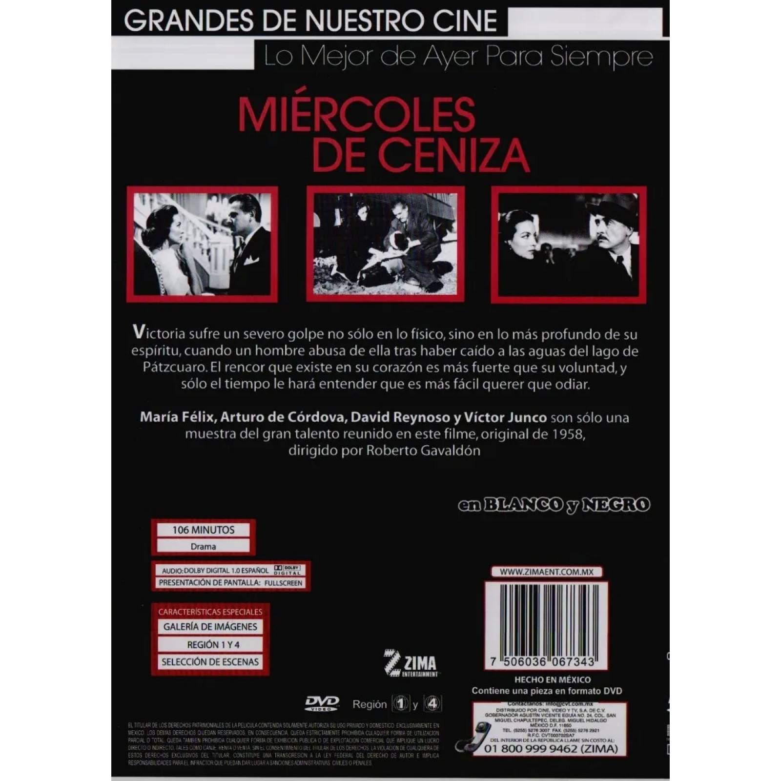 Miercoles De Ceniza Maria Felix Pelicula Dvd