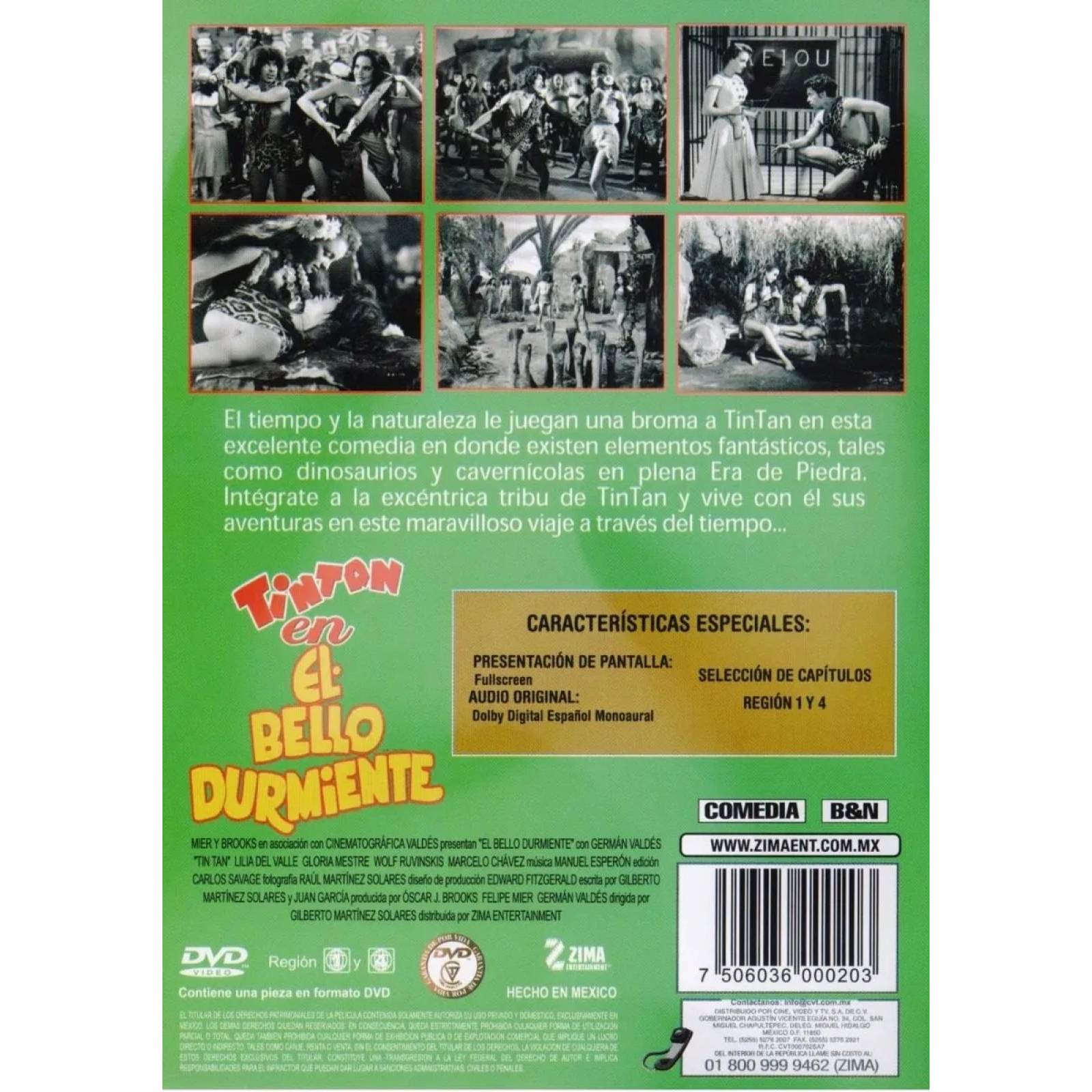 El Bello Durmiente Tin Tan Pelicula Dvd