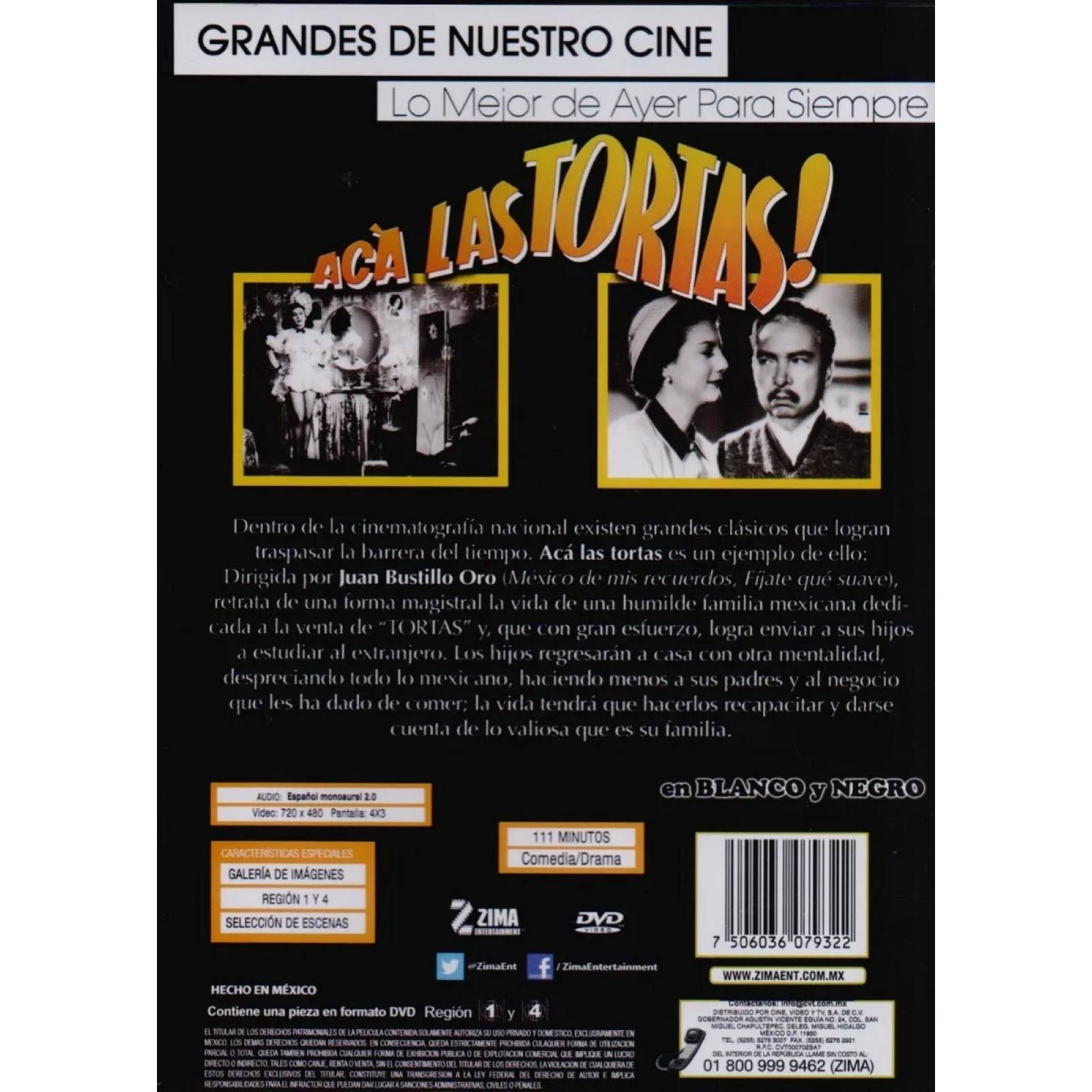 Aca Las Tortas Sara Garcia Pelicula Dvd