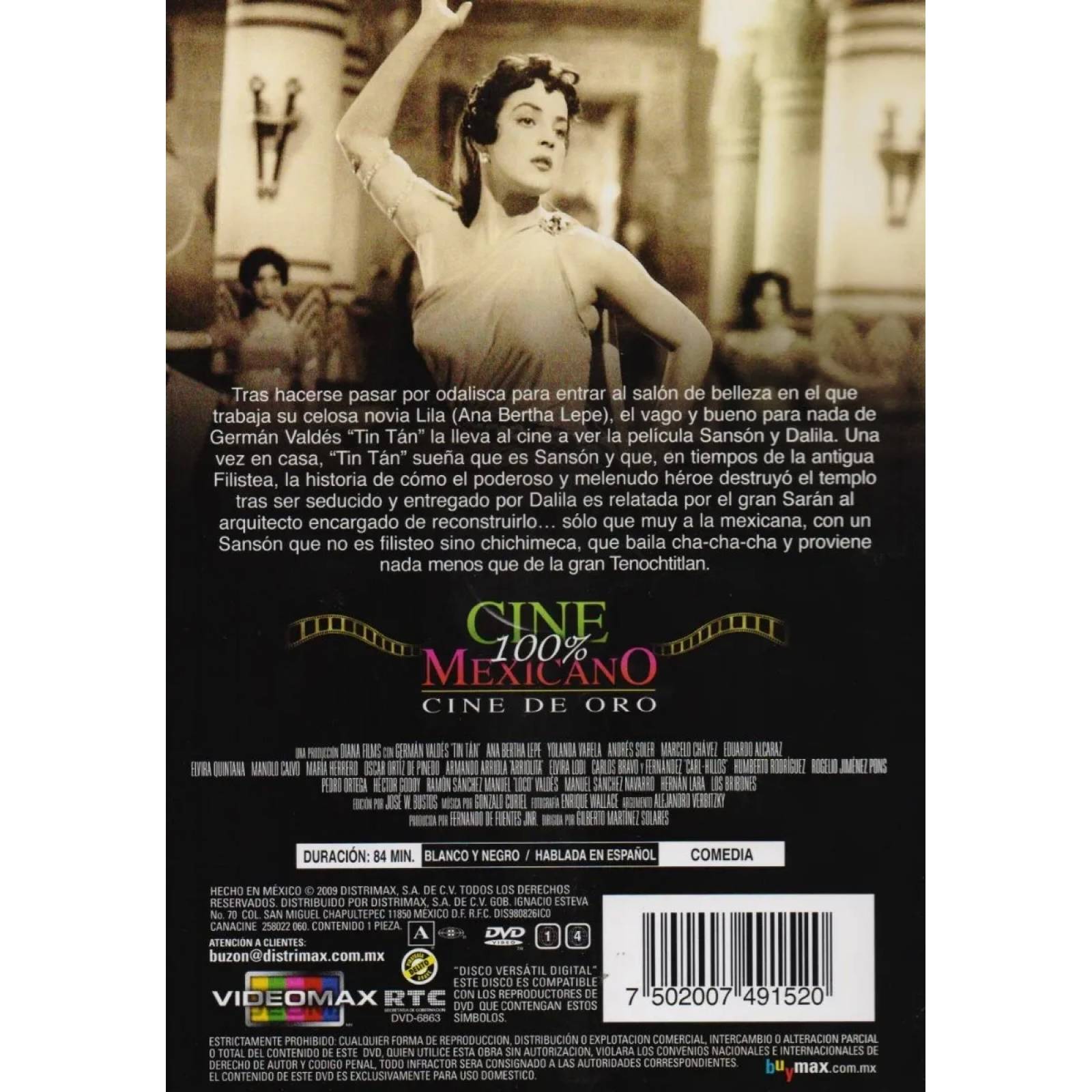 Lo Que Le Paso A Sanson German Valdes Tin Tan Pelicula Dvd