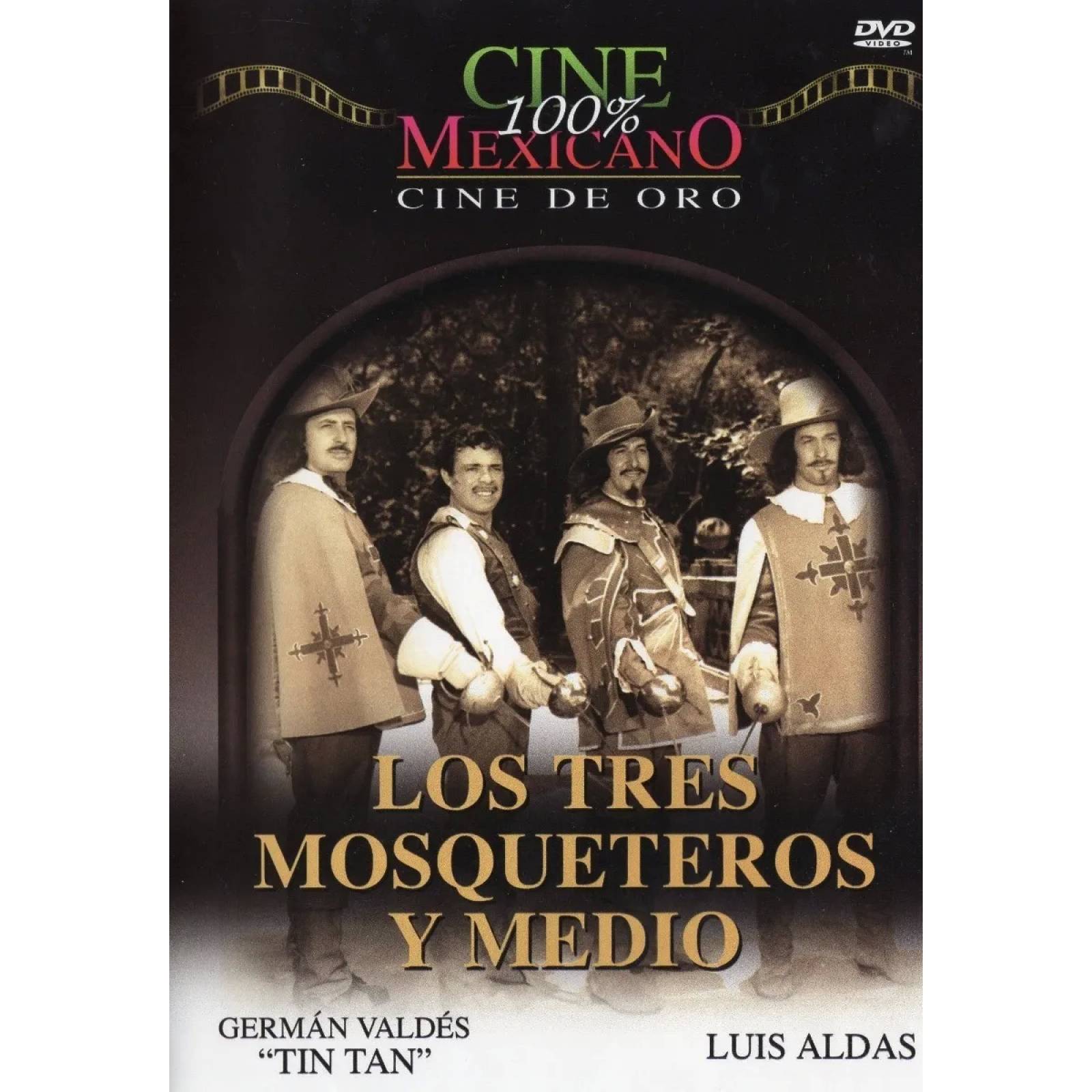 Los 3 Tres Mosqueteros Y Medio German Valdes Pelicula Dvd