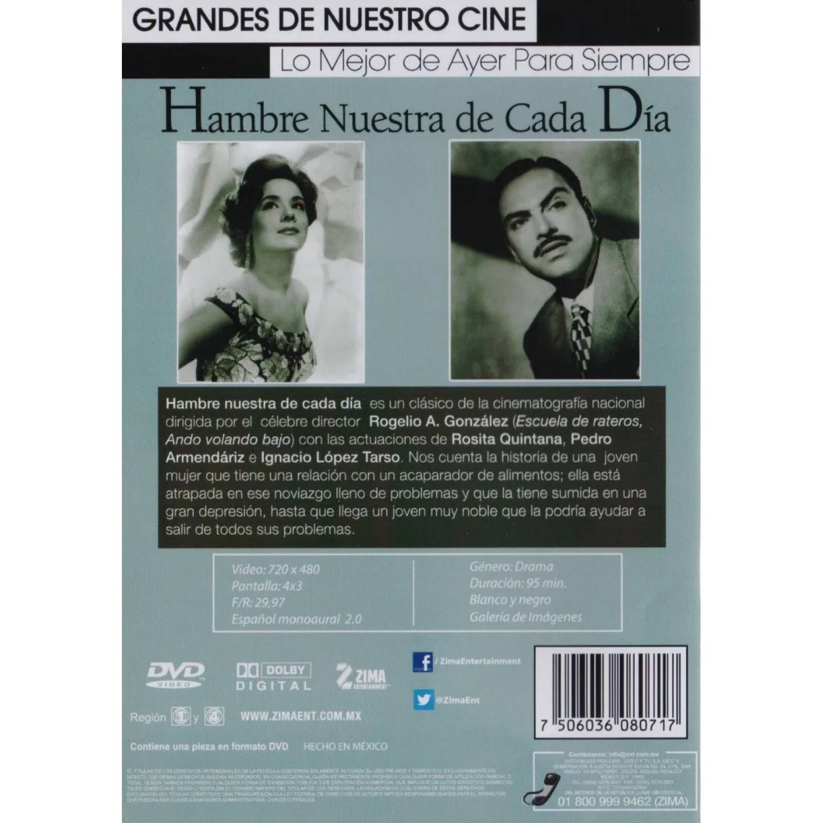 Hambre Nuestra De Cada Dia Pedro Armendariz Pelicula Dvd