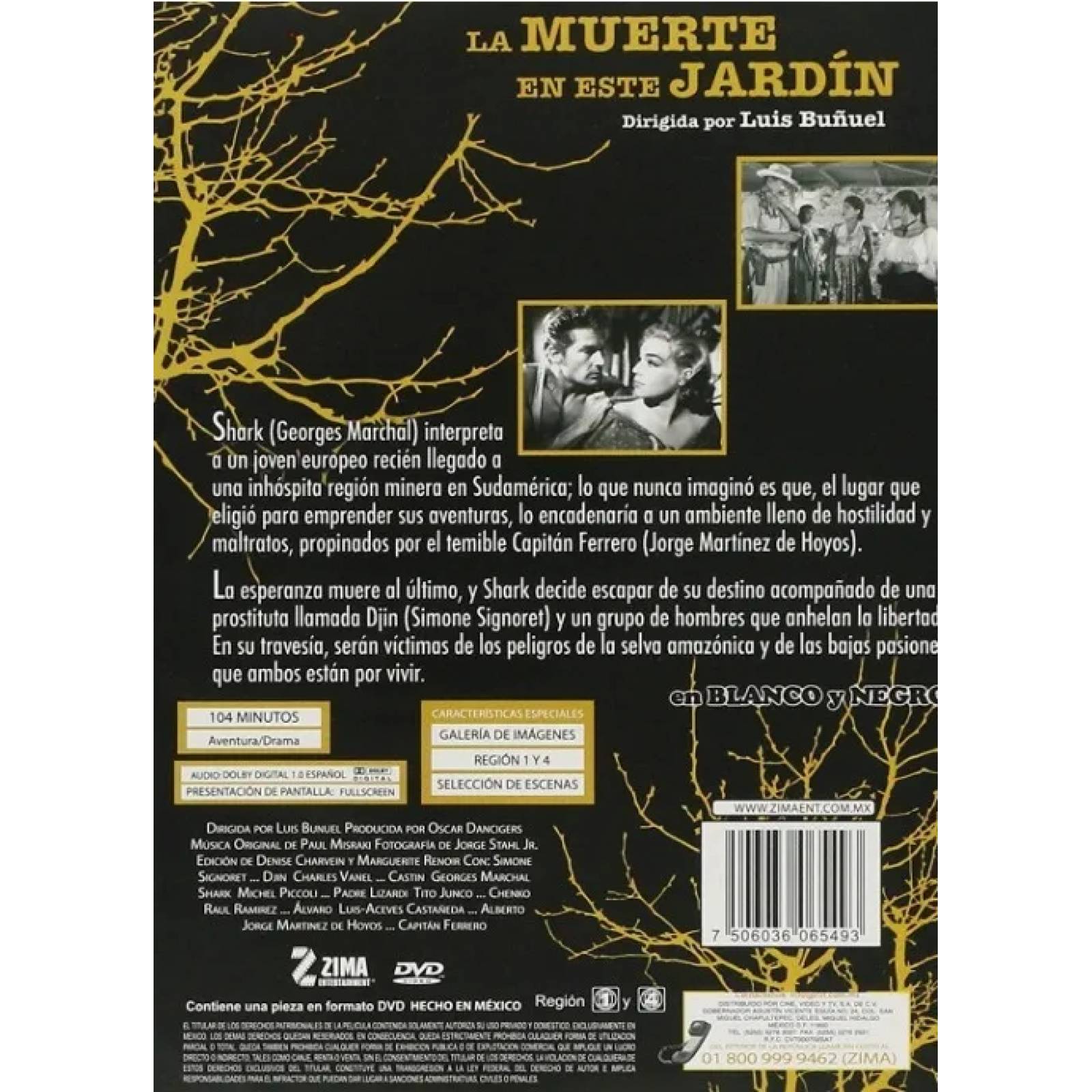 La Muerte En Este Jardín Luis Buñuel Pelicula Dvd.