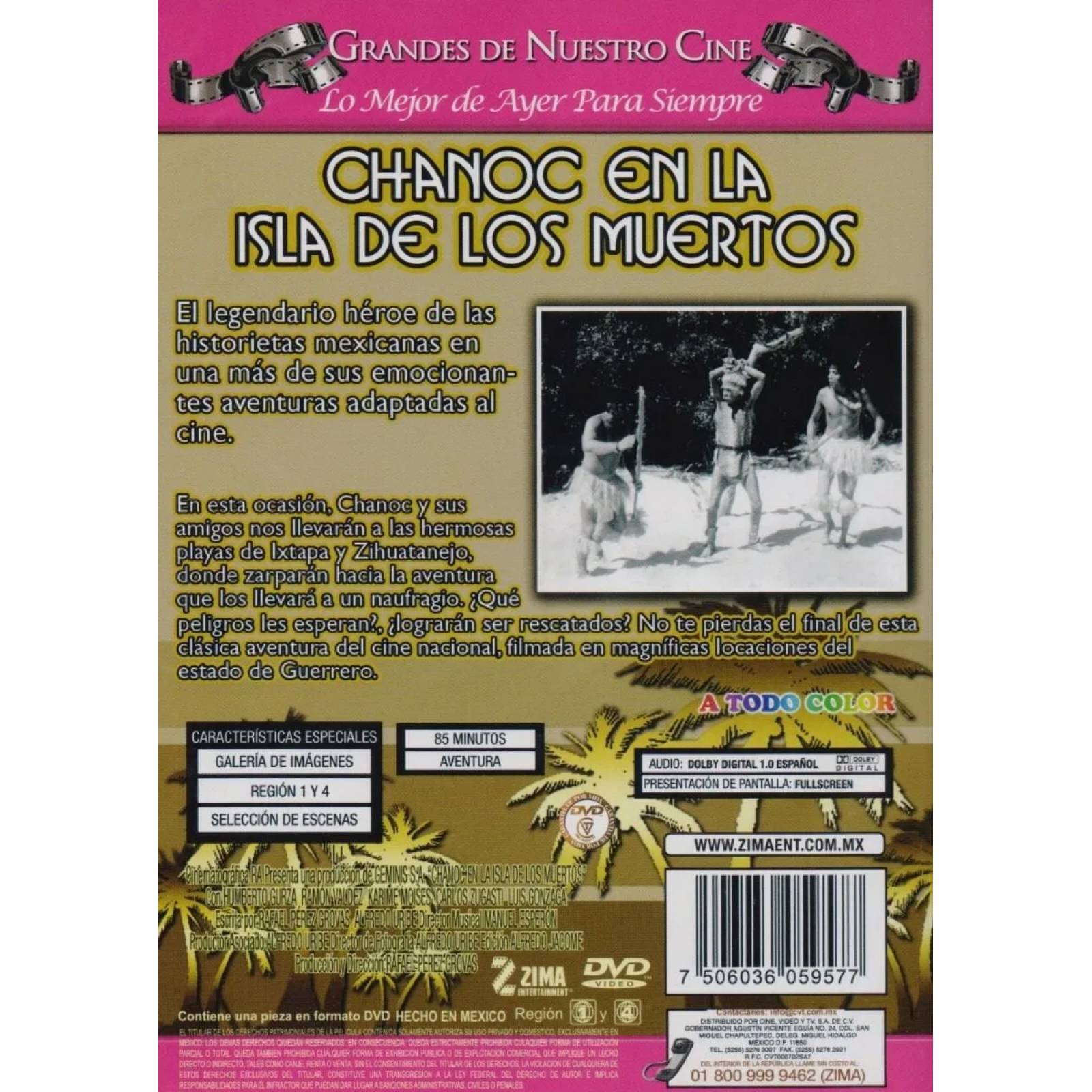 Chanoc En La Isla De Los Muertos Pelicula Dvd