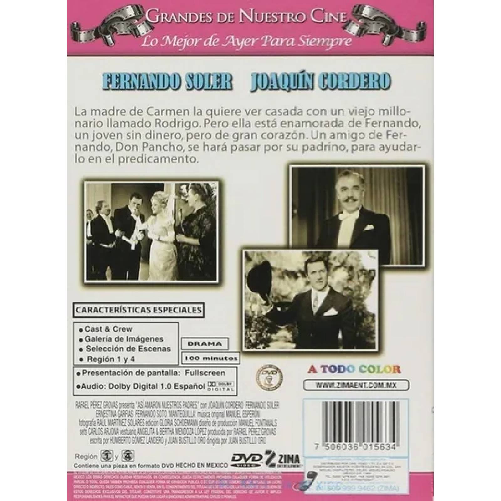 Asi Amaron Nuestros Padres Juan Bustillo Oro Pelicula Dvd