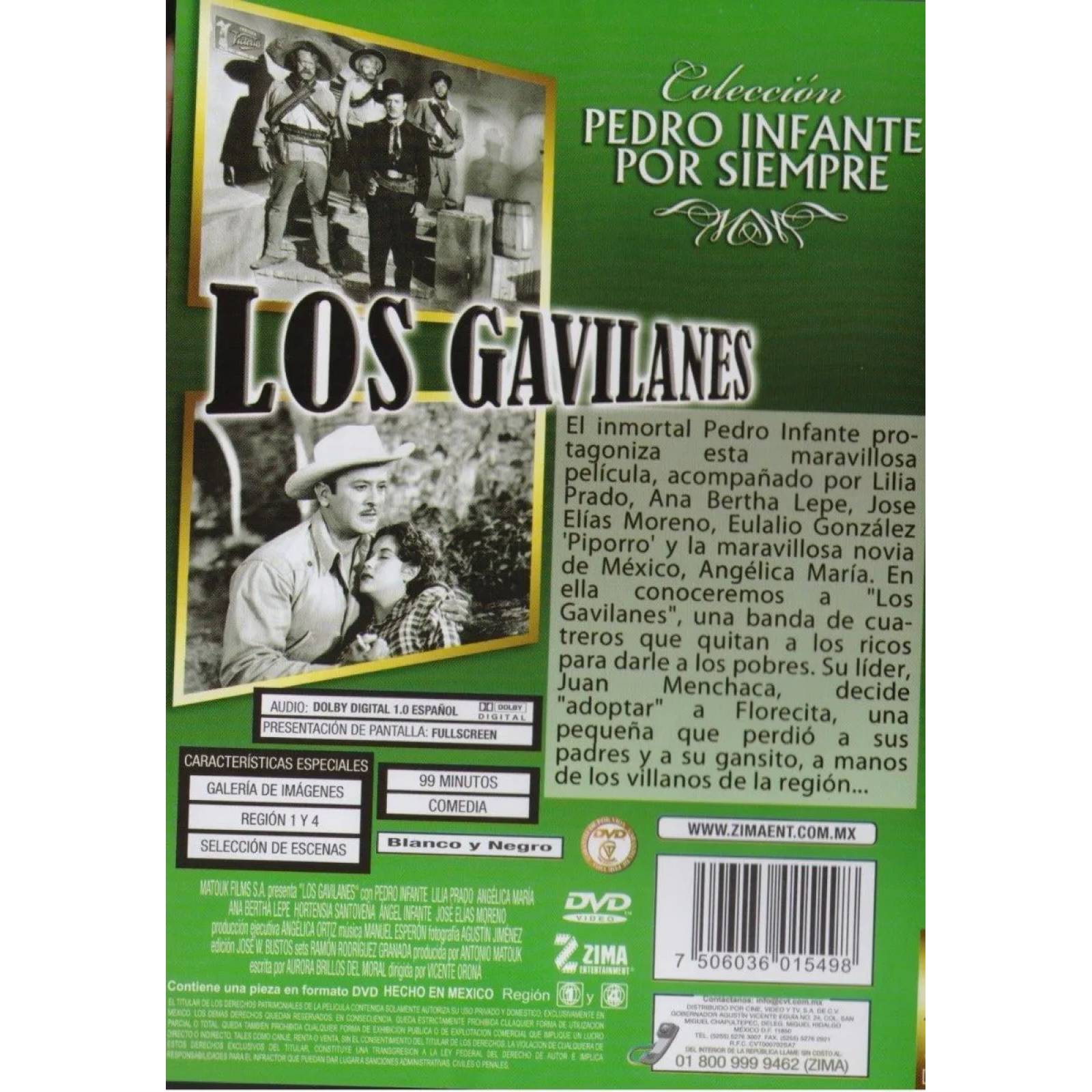 Los Gavilanes Pedro Infante Pelicula Original Dvd