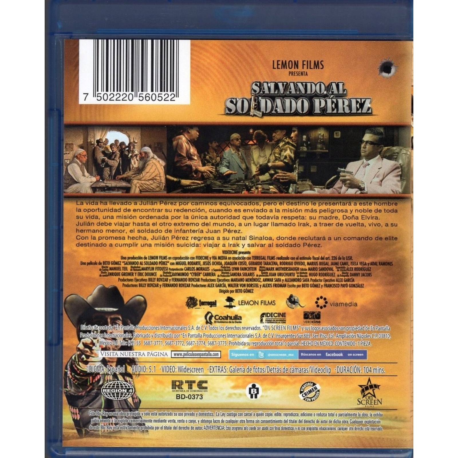 Salvando Al Soldado Perez Pelicula Blu-ray
