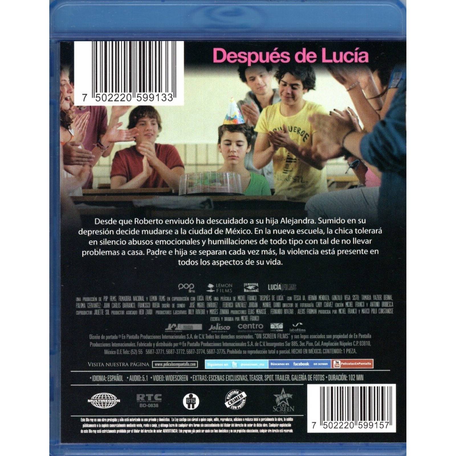 Despues De Lucia Michel Franco Pelicula Blu-ray