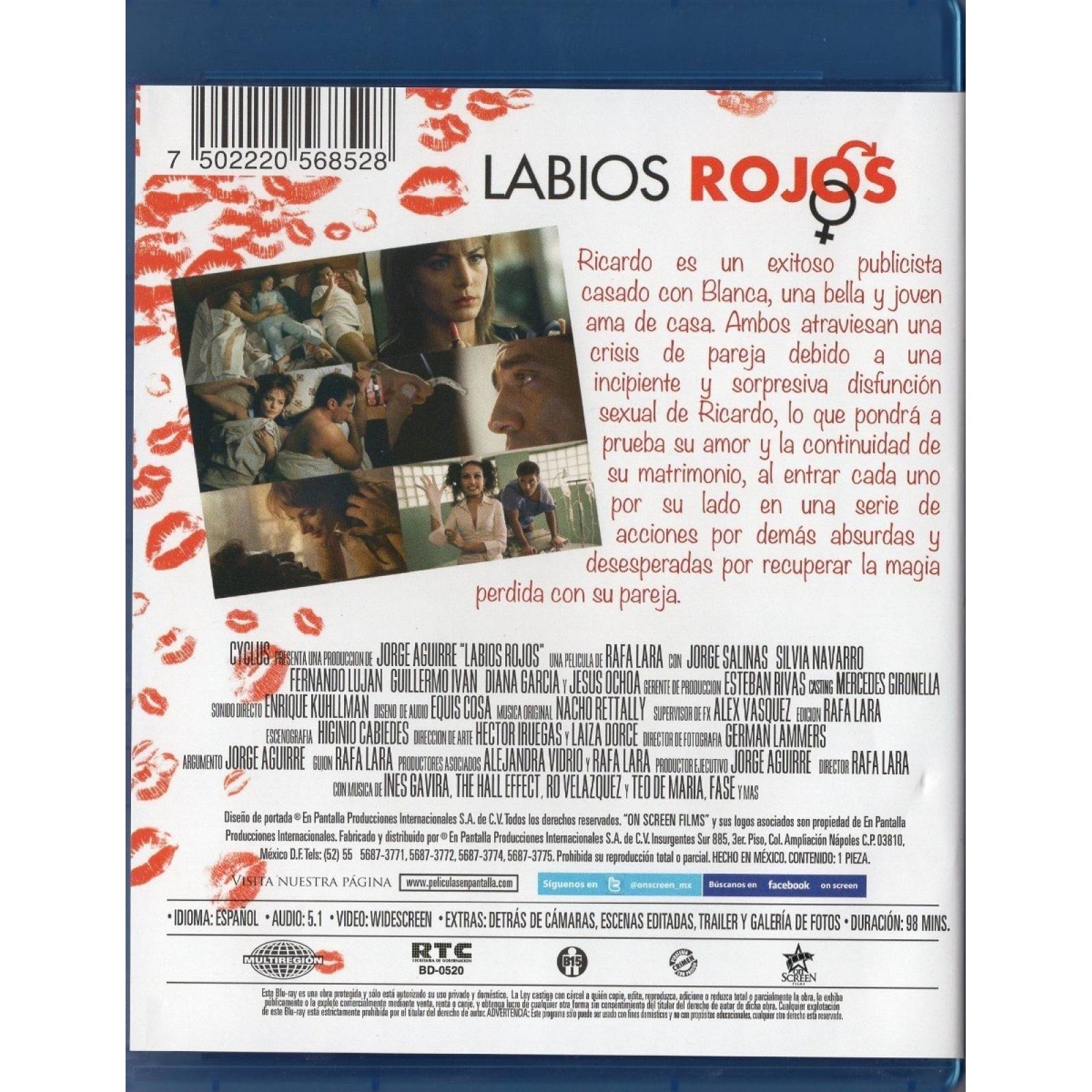 Labios Rojos Silvia Navarro Jesus Ochoa Pelicula Blu-ray