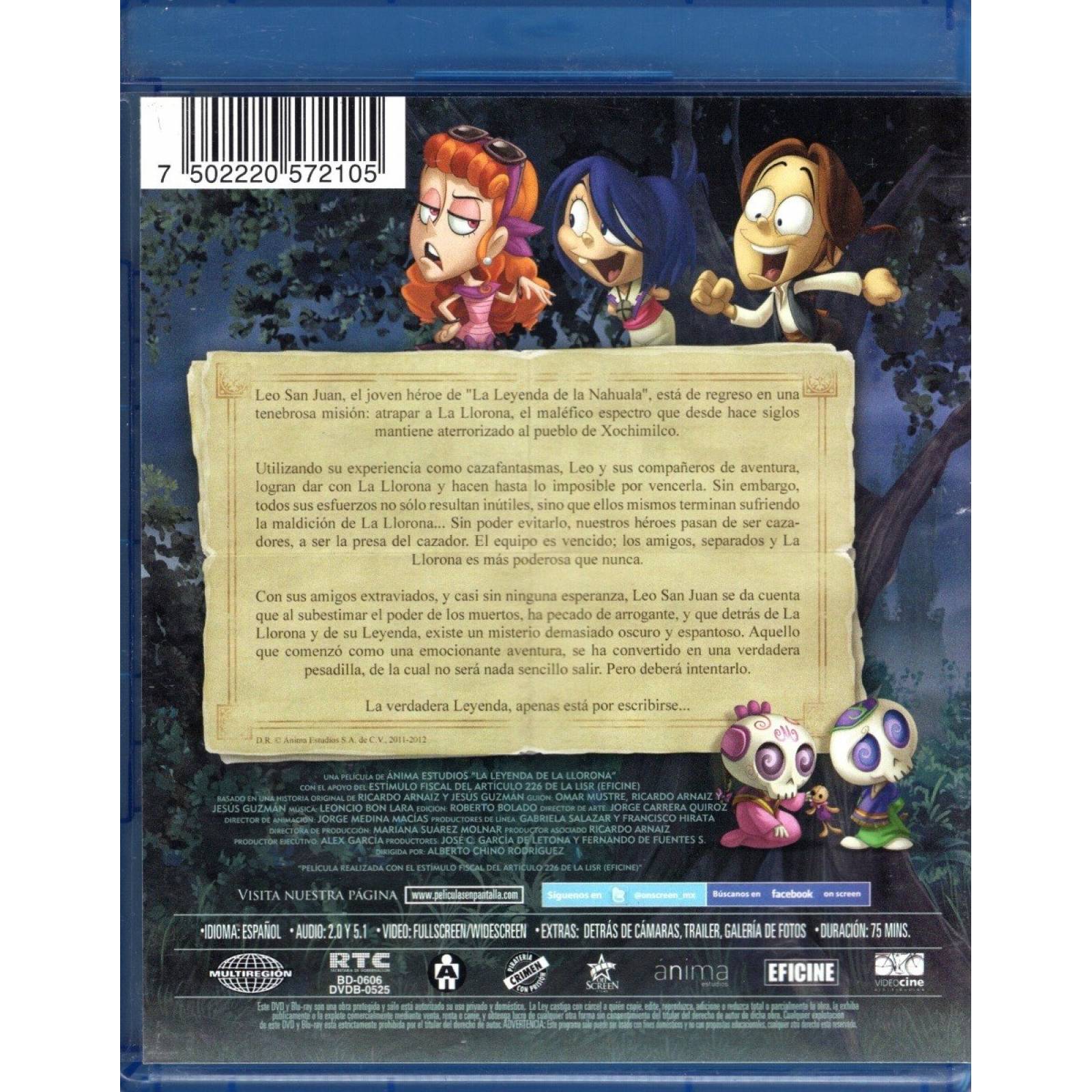 La Leyenda De La Llorona Pelicula Blu-ray + Dvd