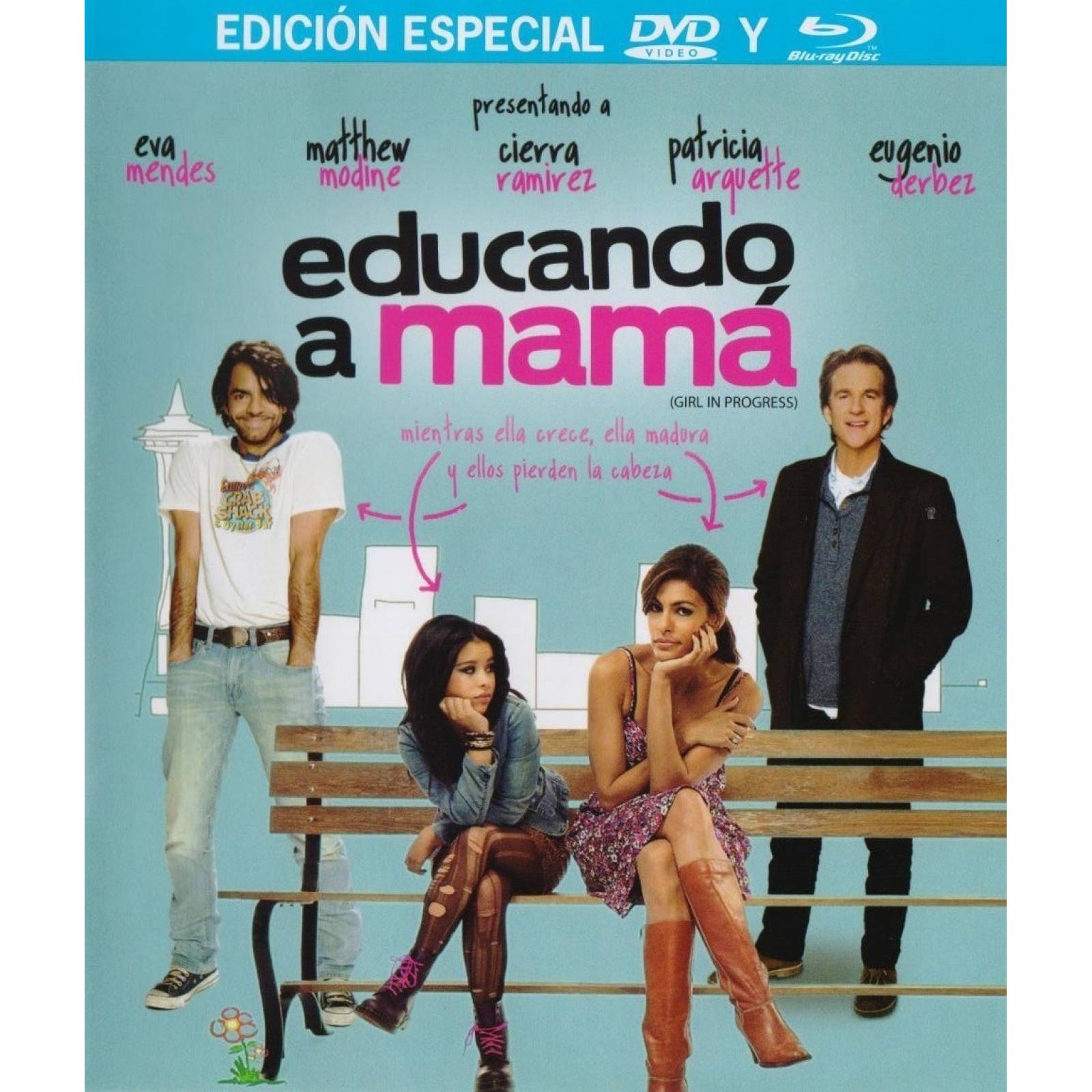 Educando A Mama Eva Mendez Pelicula Blu-ray + DVD