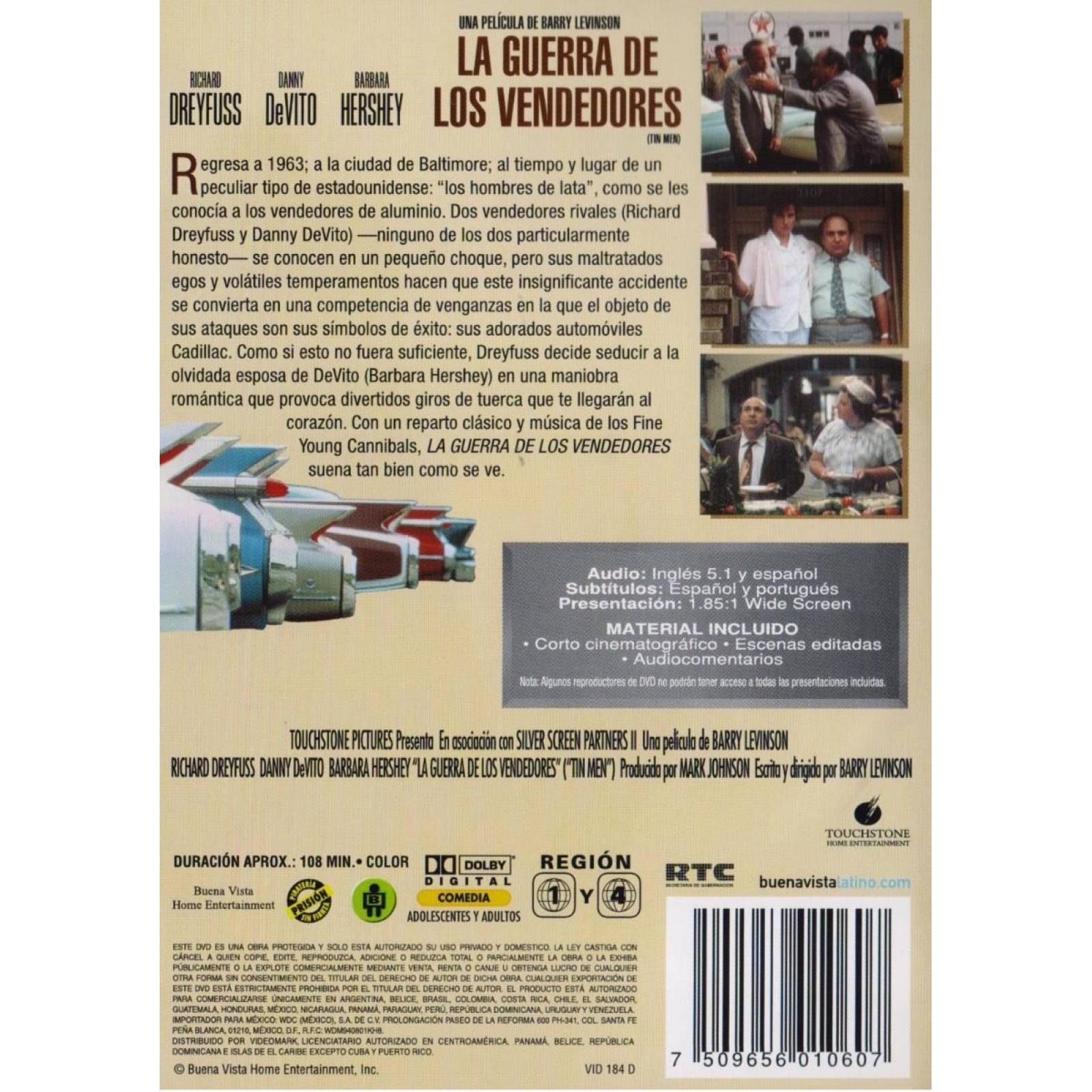 La Guerra De Los Vendedores Tin Me Danny Devito Pelicula Dvd