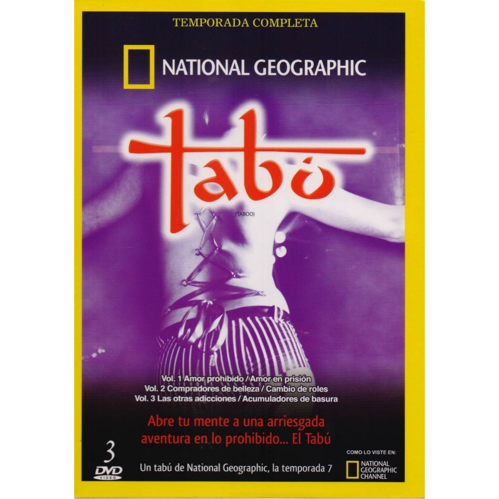 Tabu National Geographic Septima Temporada 7 Serie Dvd
