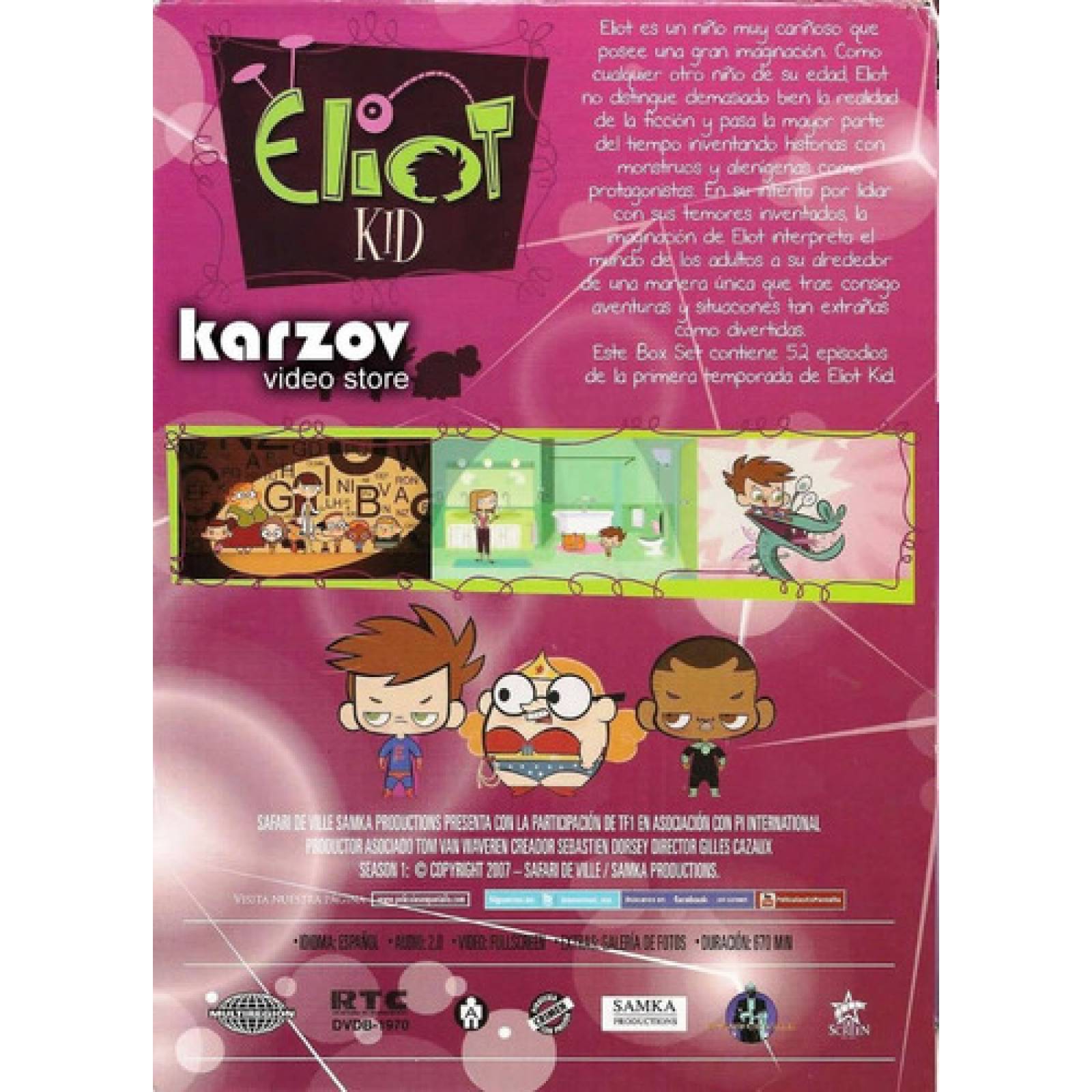 Eliot Kid Primera Temporada 1 Uno Dvd