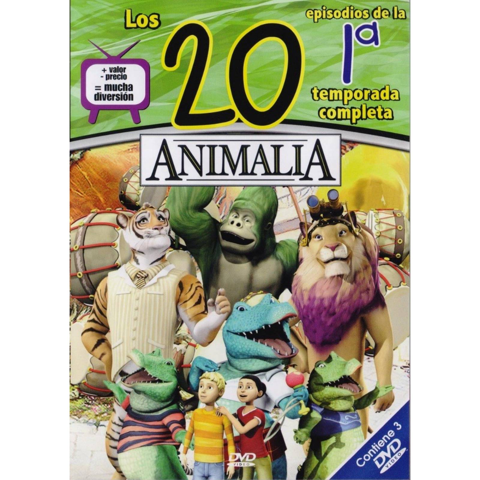 Animalia Los 20 Episodios De La Primera Temporada 1 Uno Dvd